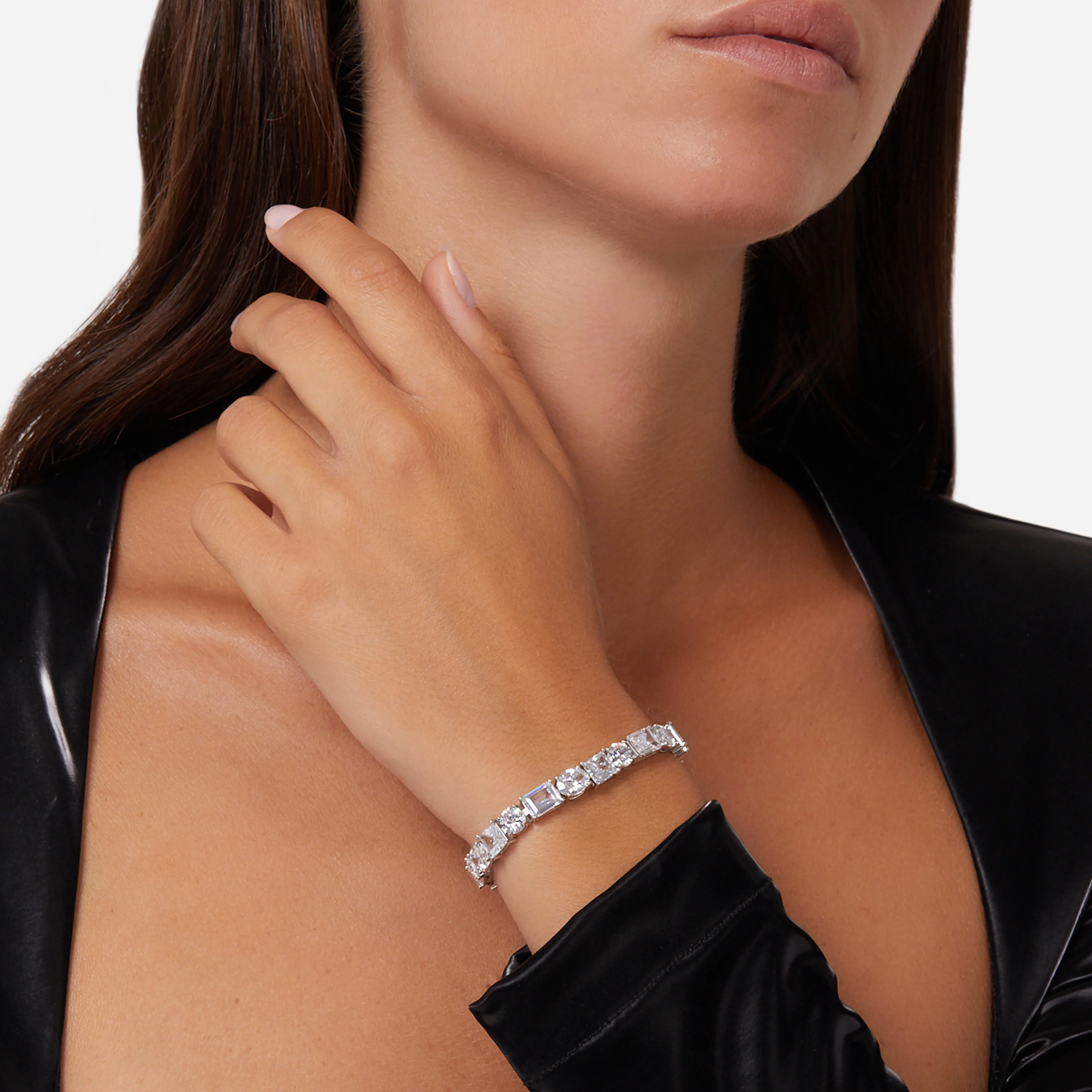 Chiara Ferragni Princess Silver and White Zirconia Bracelet - Image 3