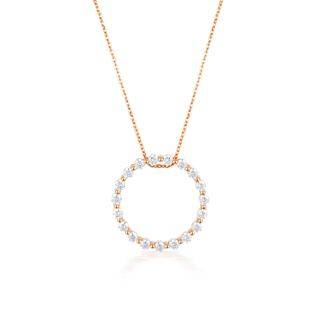 Circle Of Life Pendant - Rose Gold - IP746RG