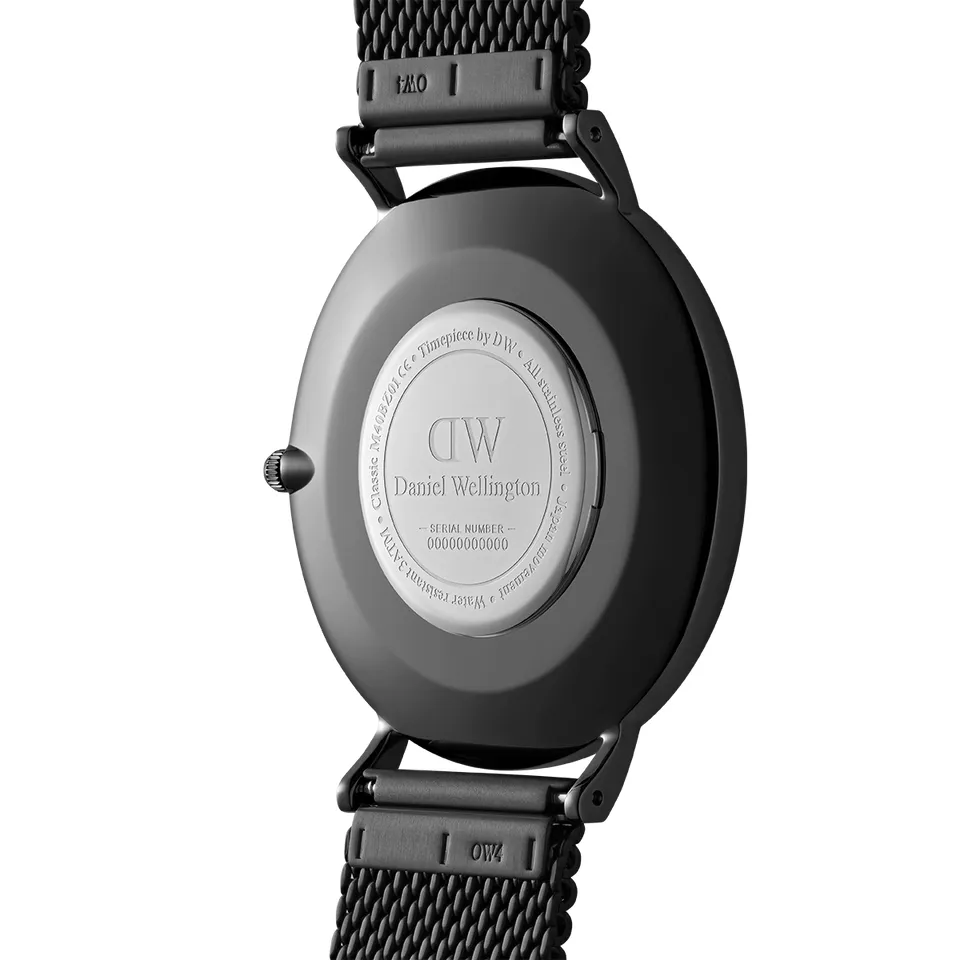 Classic 40mm Ashfield Black Onyx Watch - Image 3