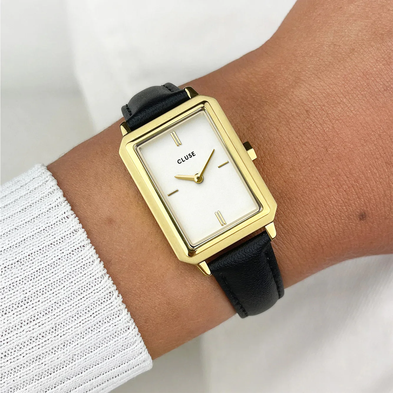 CLUSE 14mm Strap Black/Gold CS12101 - Image 2