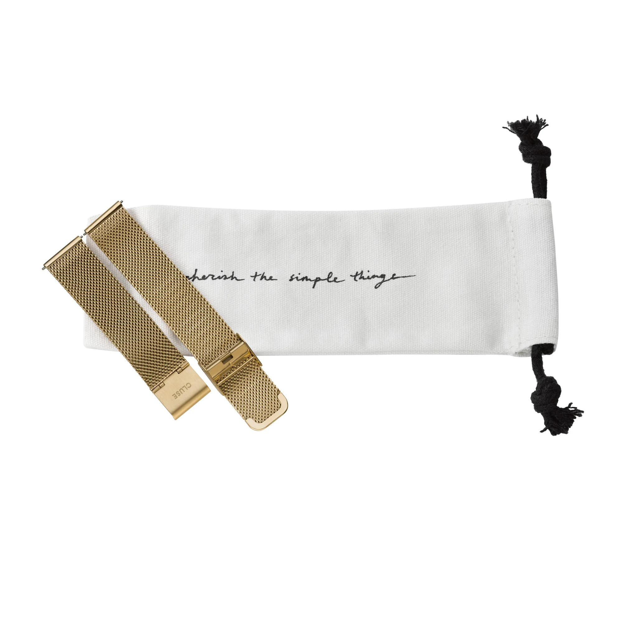 CLUSE 18mm Strap Mesh Gold CS1401101009 - Image 2