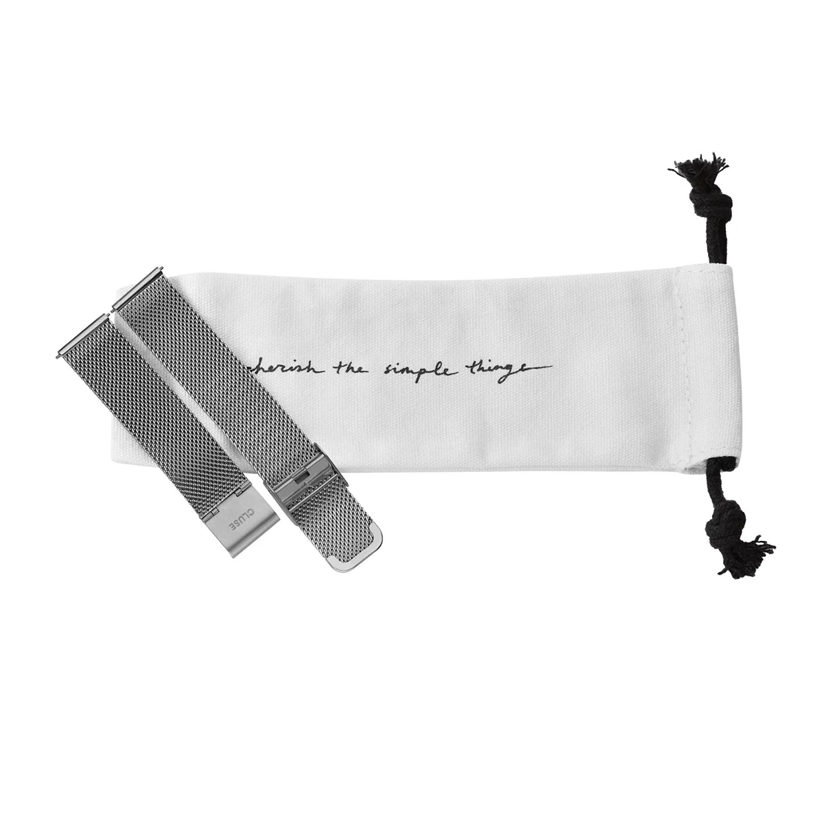 CLUSE 18mm Strap Mesh Silver CS1401101008 - Image 2