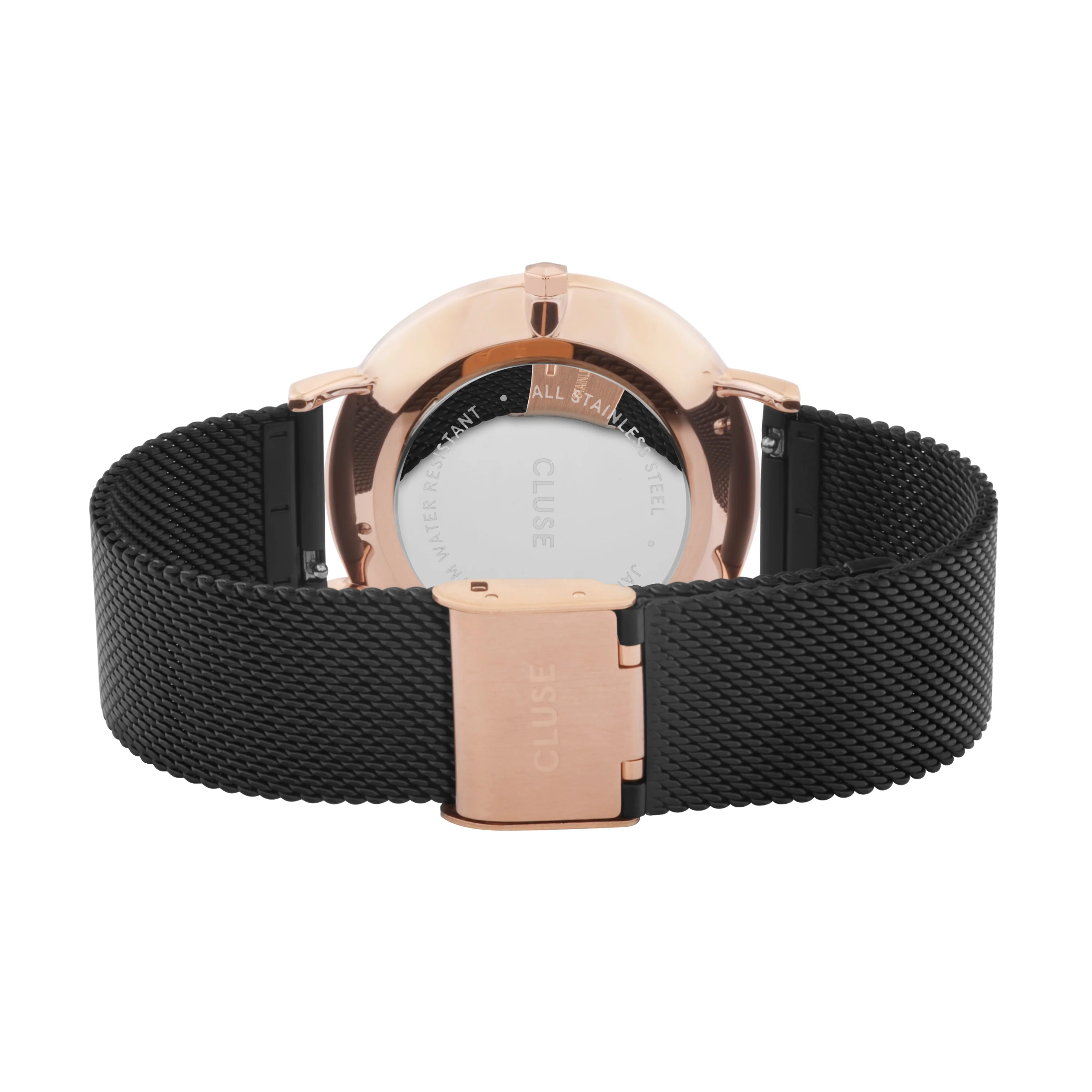 CLUSE Boho Chic Mesh Rose Gold Black/Black CW0101201010 - Image 2