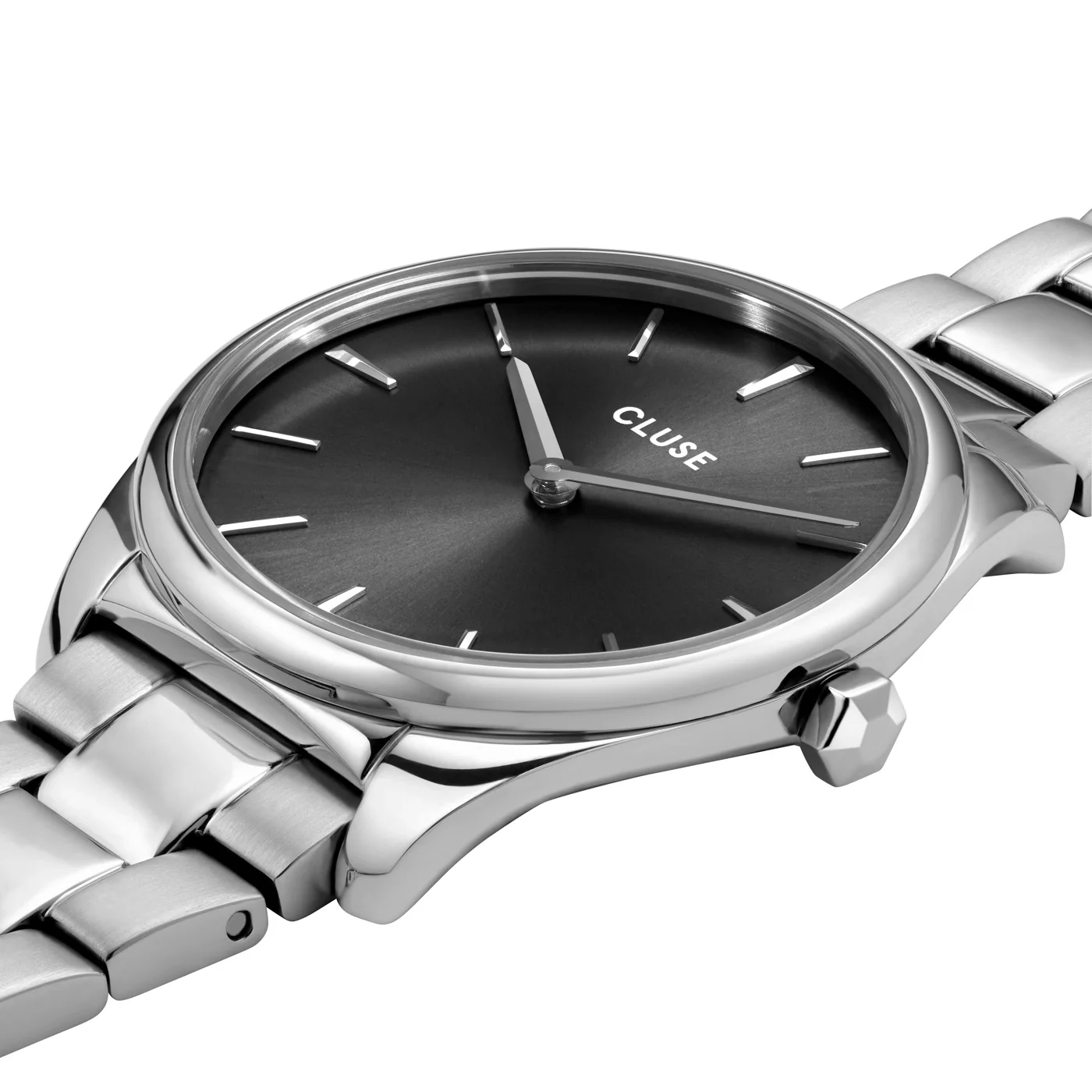 CLUSE Feroce Petite Dark Grey/ Silver Link CW11202 - Image 3