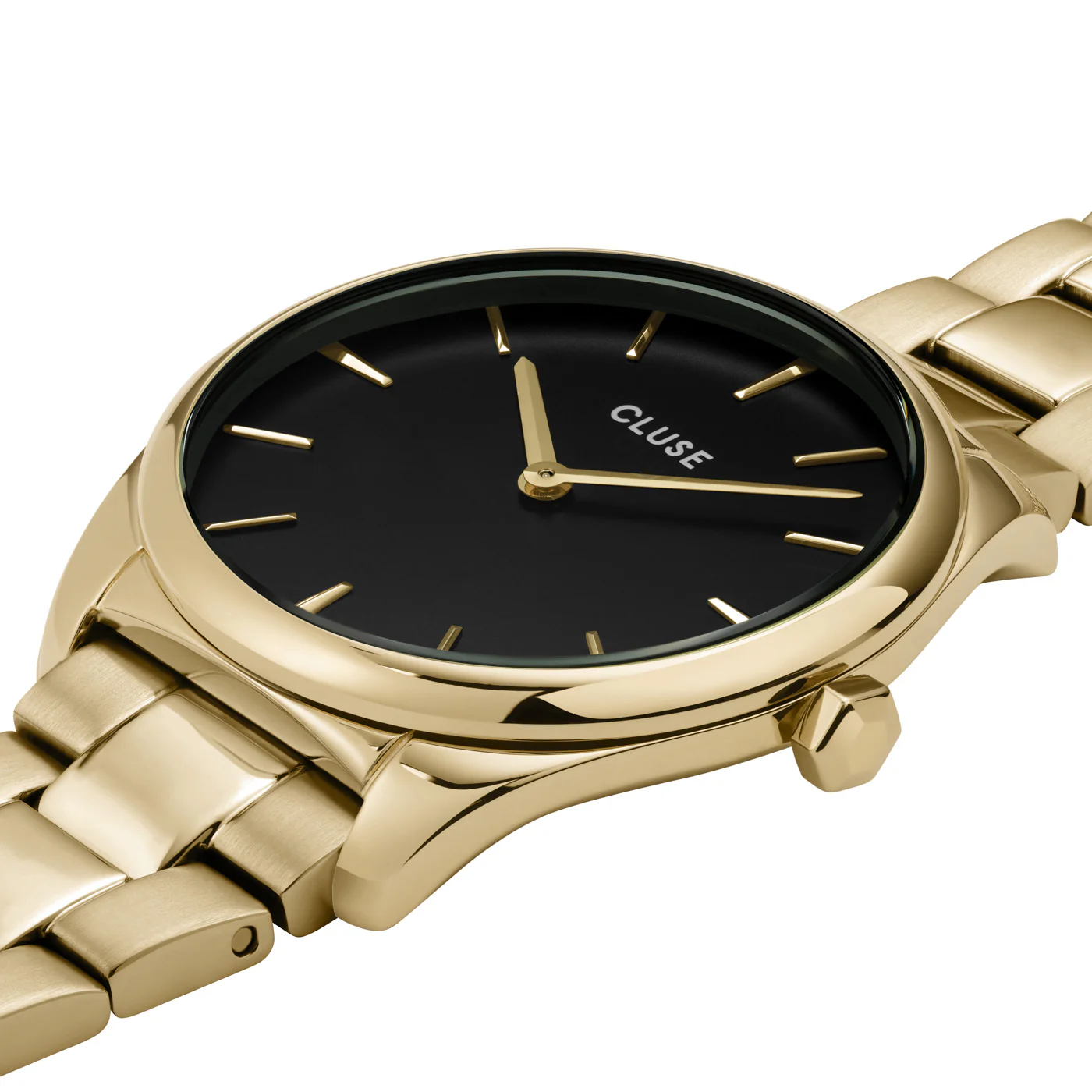 CLUSE Feroce Petite Steel Black/Gold Link CW11208 - Image 2
