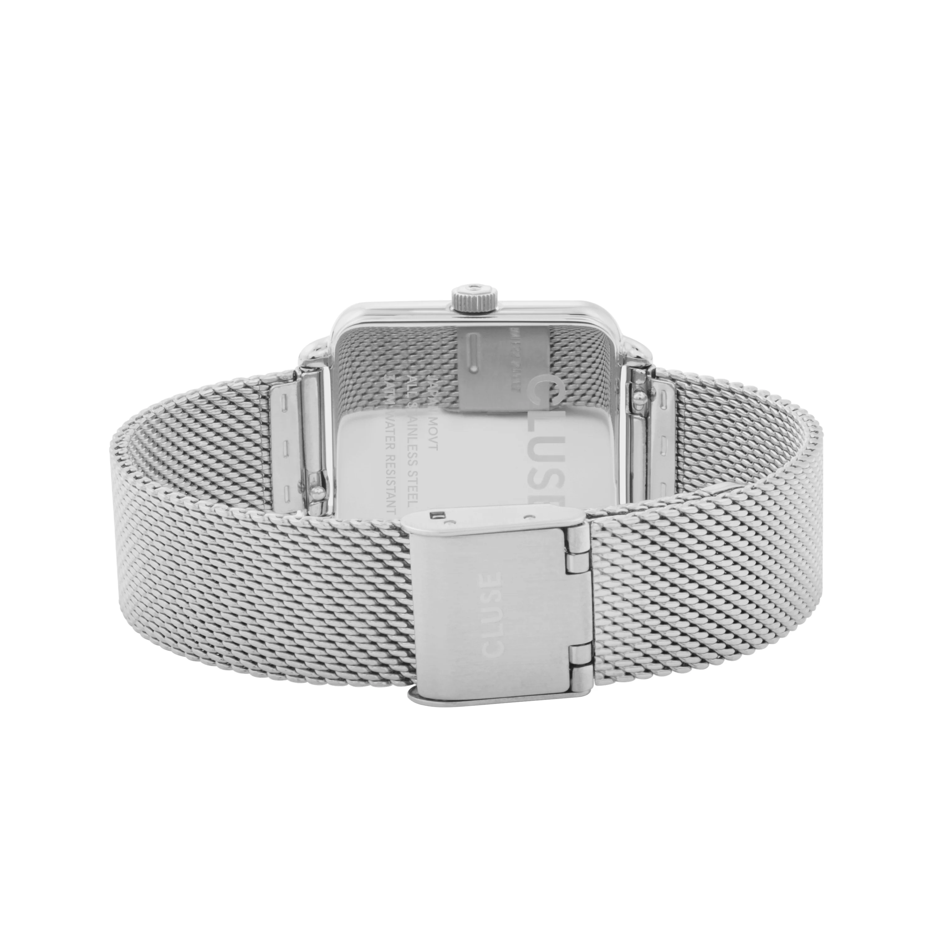 CLUSE La Tetragone Silver Mesh / White CW0101207003 - Image 2