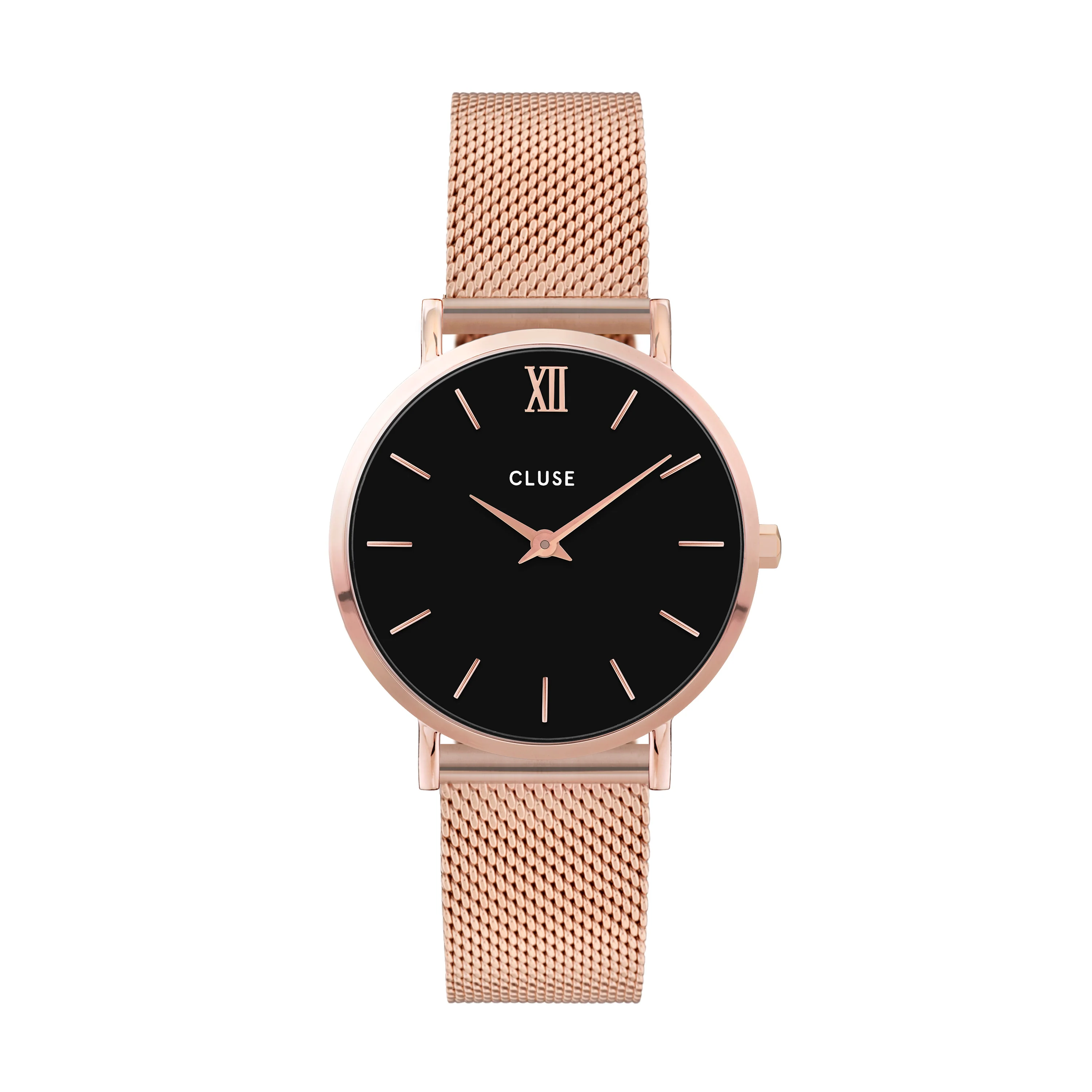 CLUSE Minuit Mesh Rose Gold/Black CW0101203003