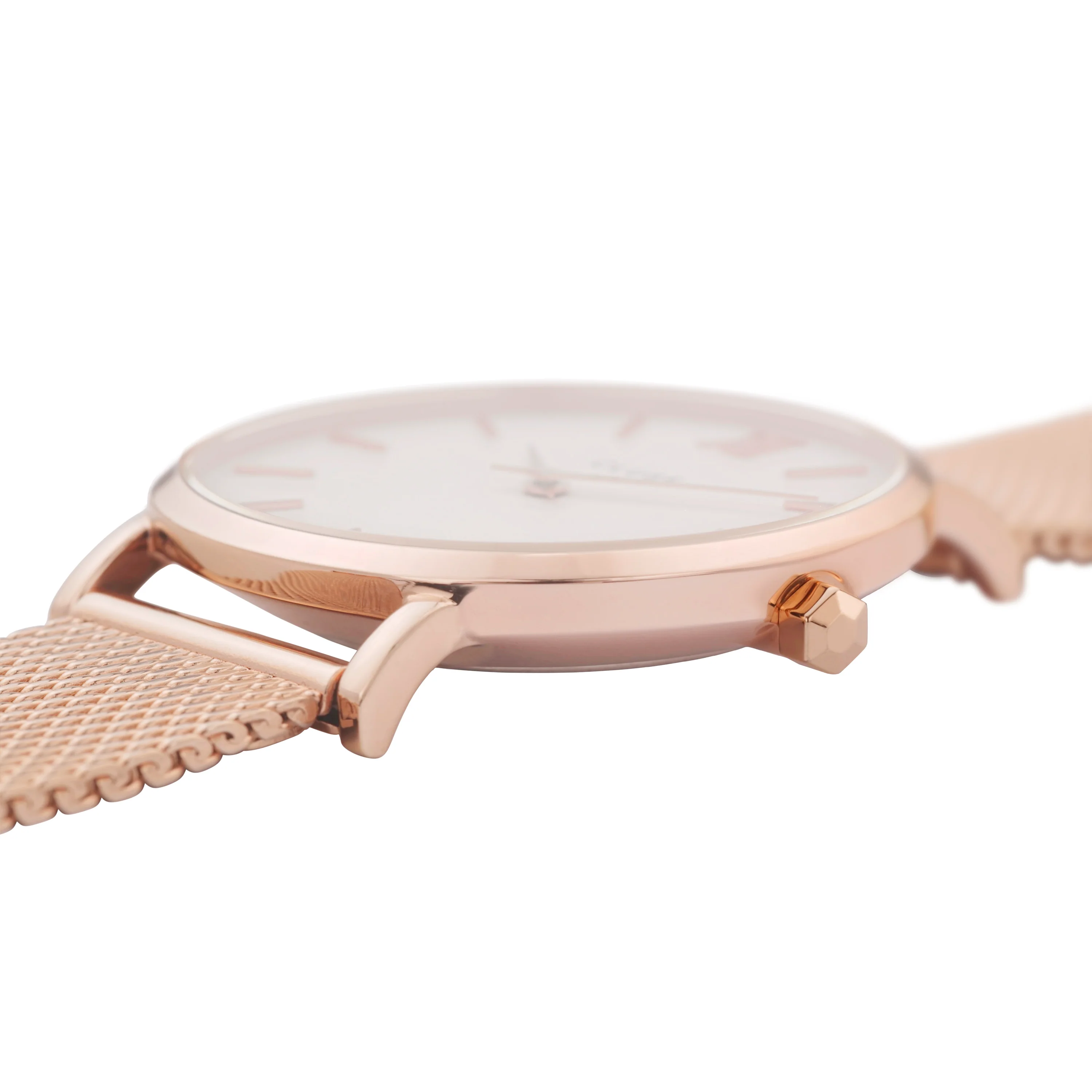 CLUSE Minuit Mesh Rose Gold/White CW0101203001 - Image 3