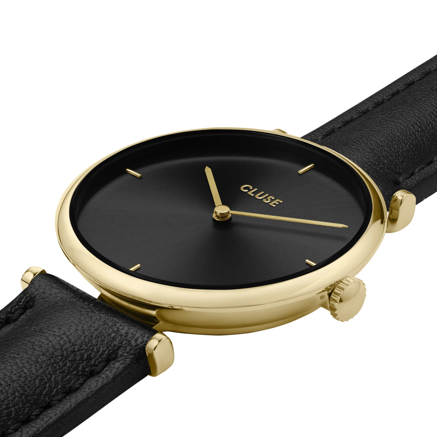 CLUSE Triomphe Gold Black / Black Leather - Image 2