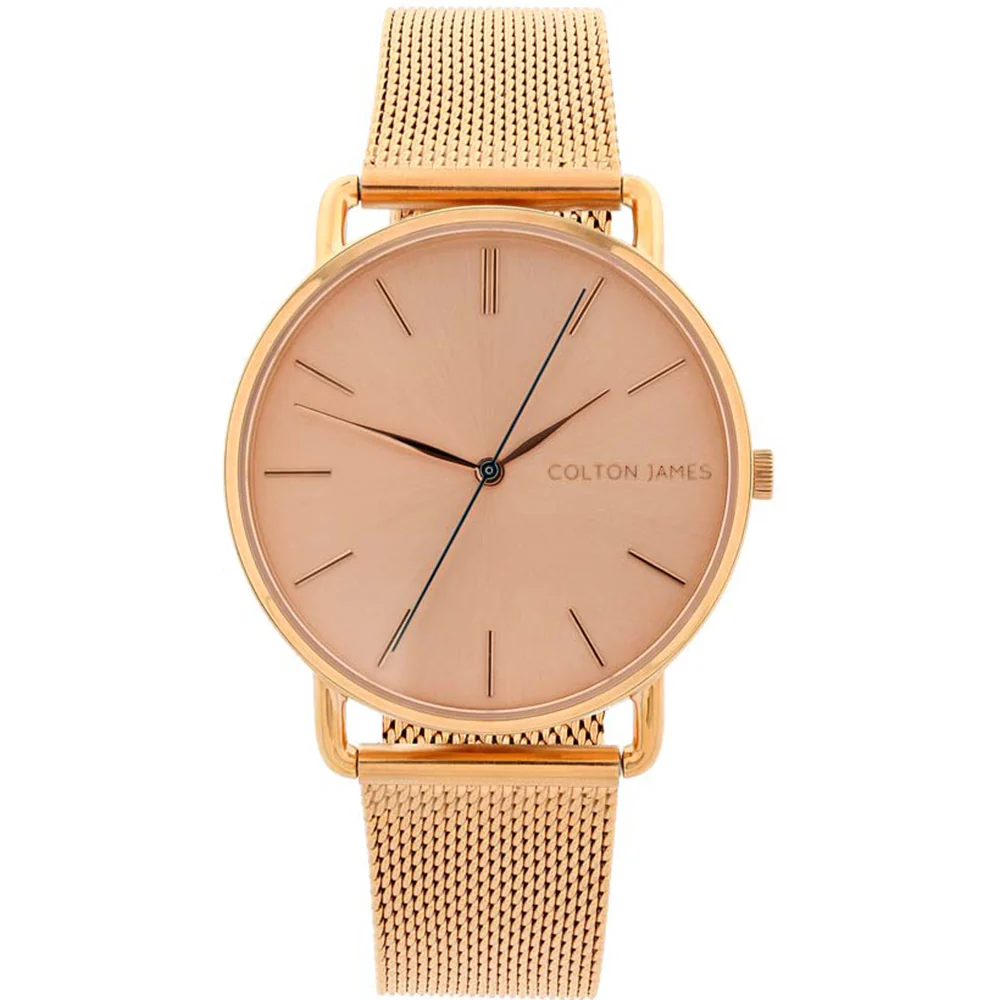 Colton James Eclipse Classic Rose Gold Dial Rose Gold Ladies Watch - Image 6