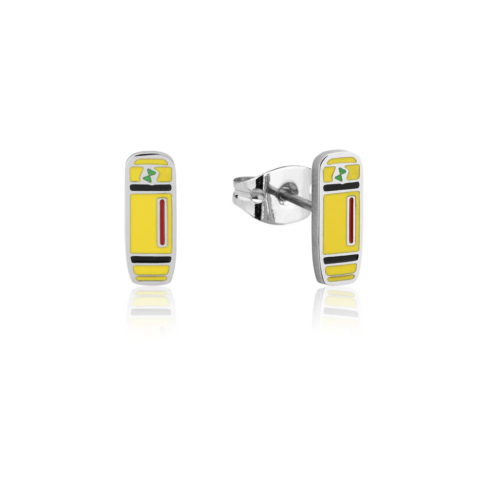 Couture Kingdom Disney Monster Inc Stainless Steel  Scare Cannister Stud Earring