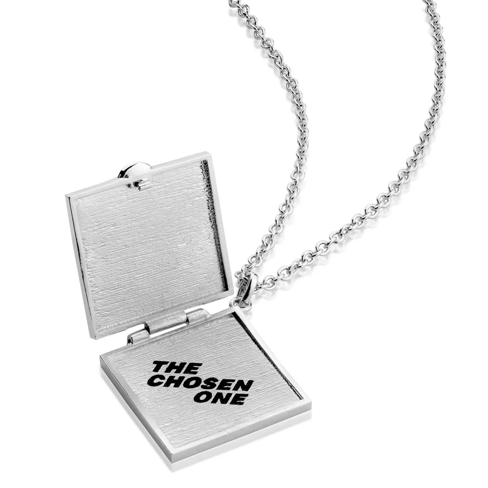 Couture Kingdom Disney Pixar Toy Story White Gold Plated Pizza Planet Pizza Box Pendant On Chain - Image 3
