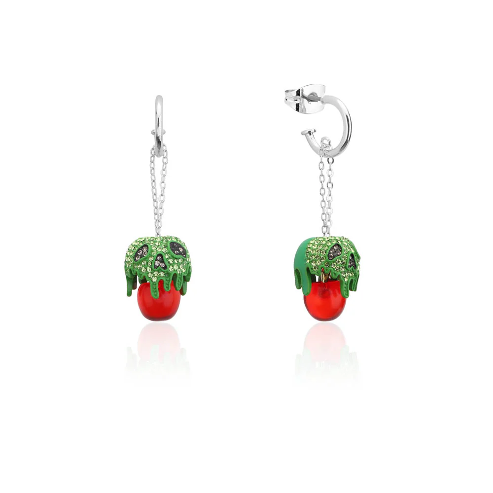 Couture Kingdom Disney Stainless Steel Evil Queen Poison Apple Drop Earrings