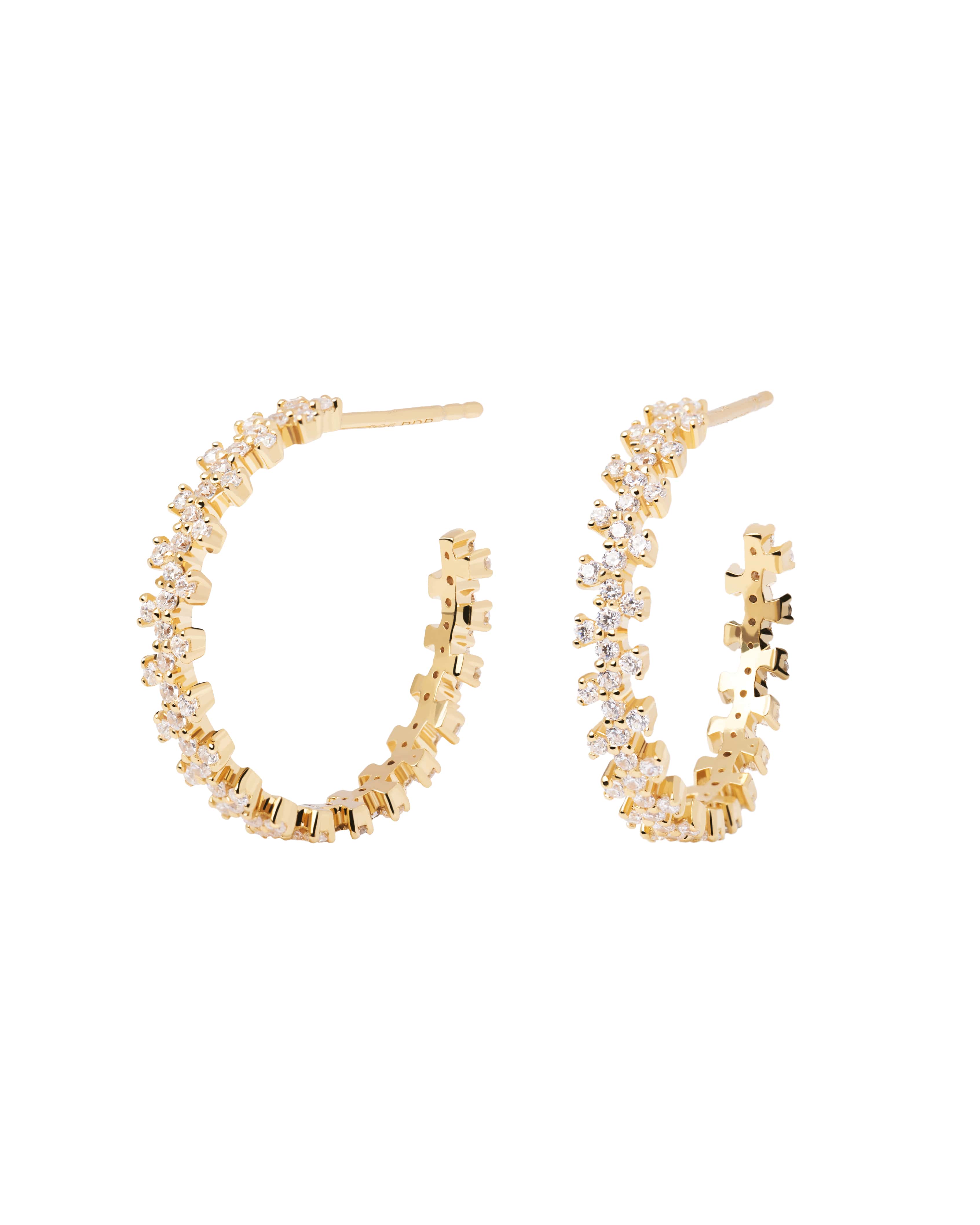 Crown Gold Earrings
