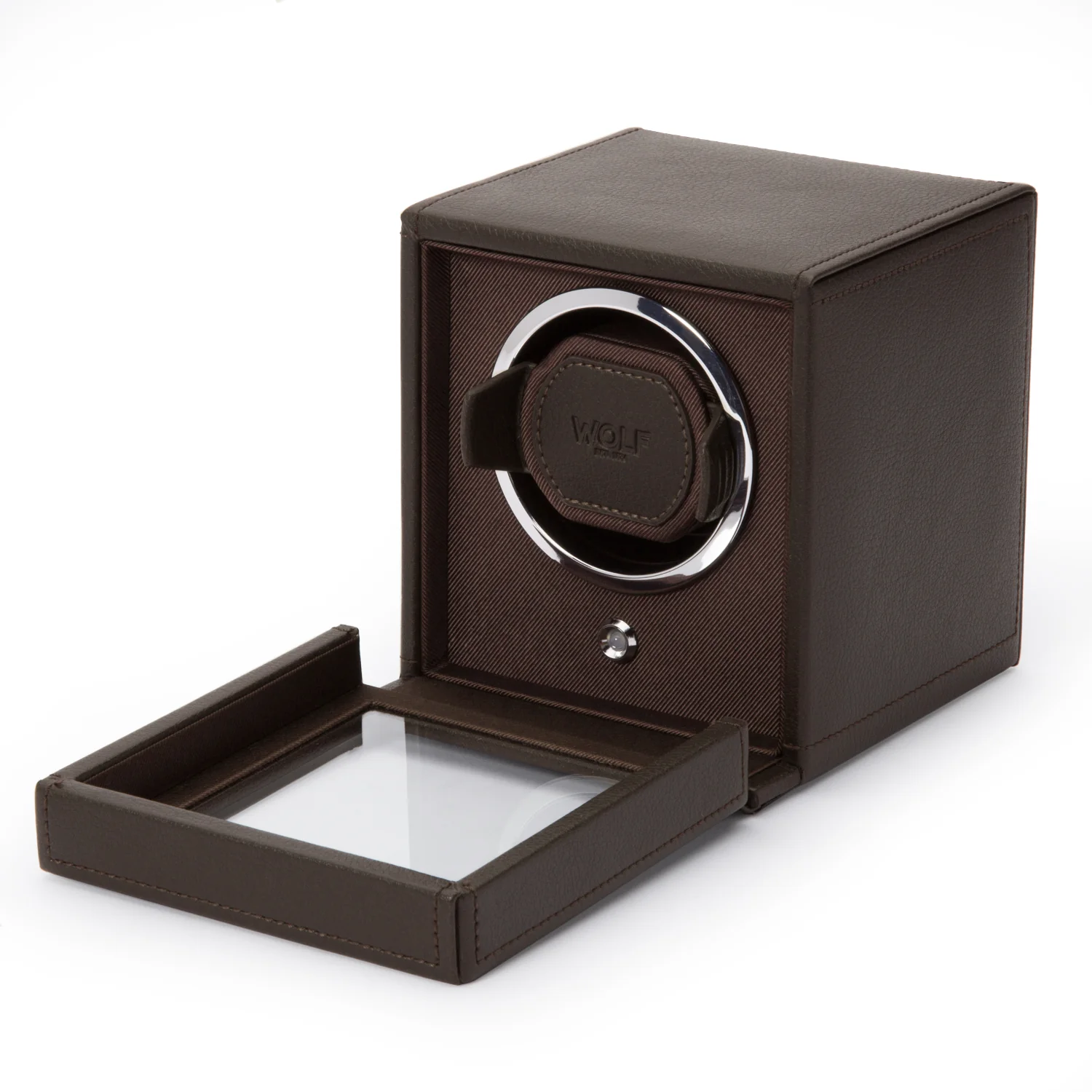 Cub Automatic Watch Winder with Cover Brown - Image 5