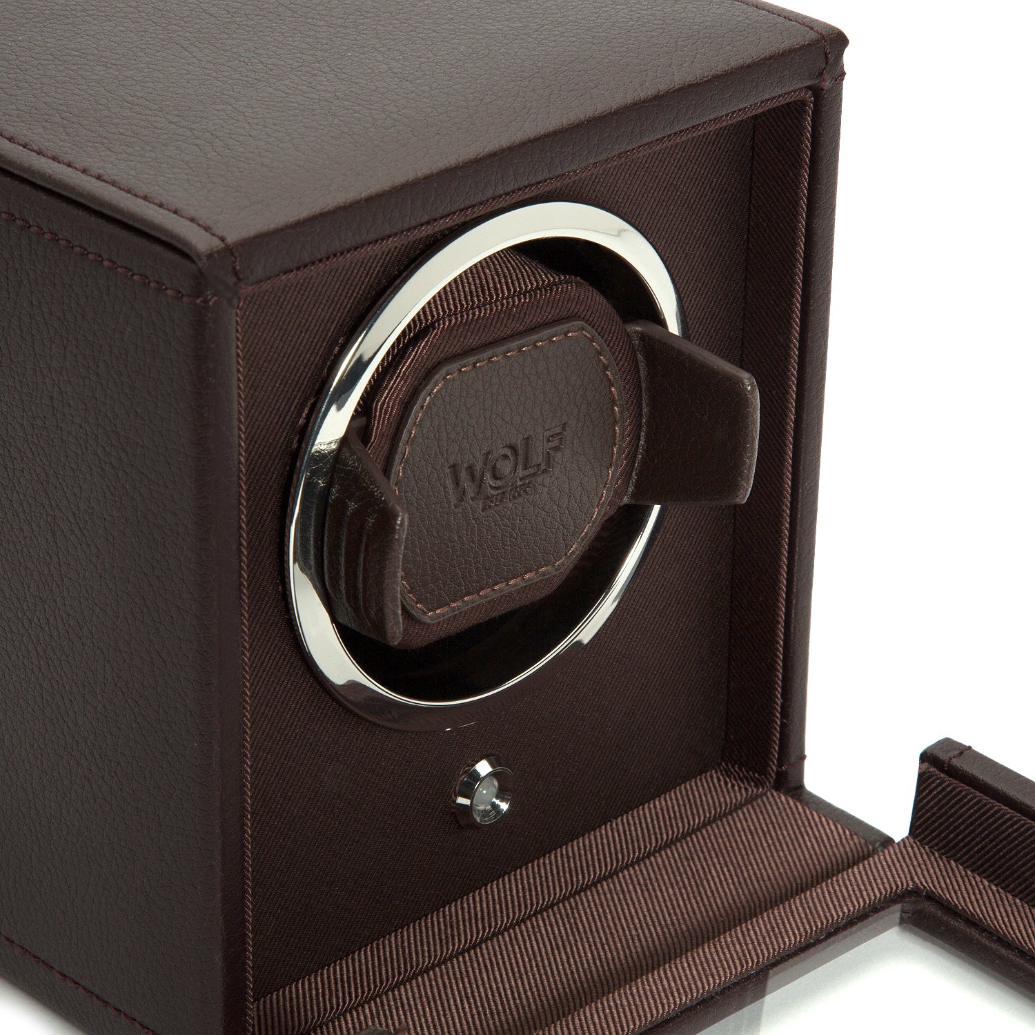 Cub Automatic Watch Winder with Cover Brown - Image 6