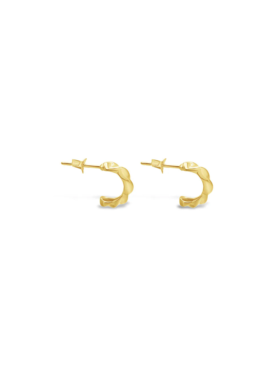 Curved Mini Hoops Gold - TP3707G