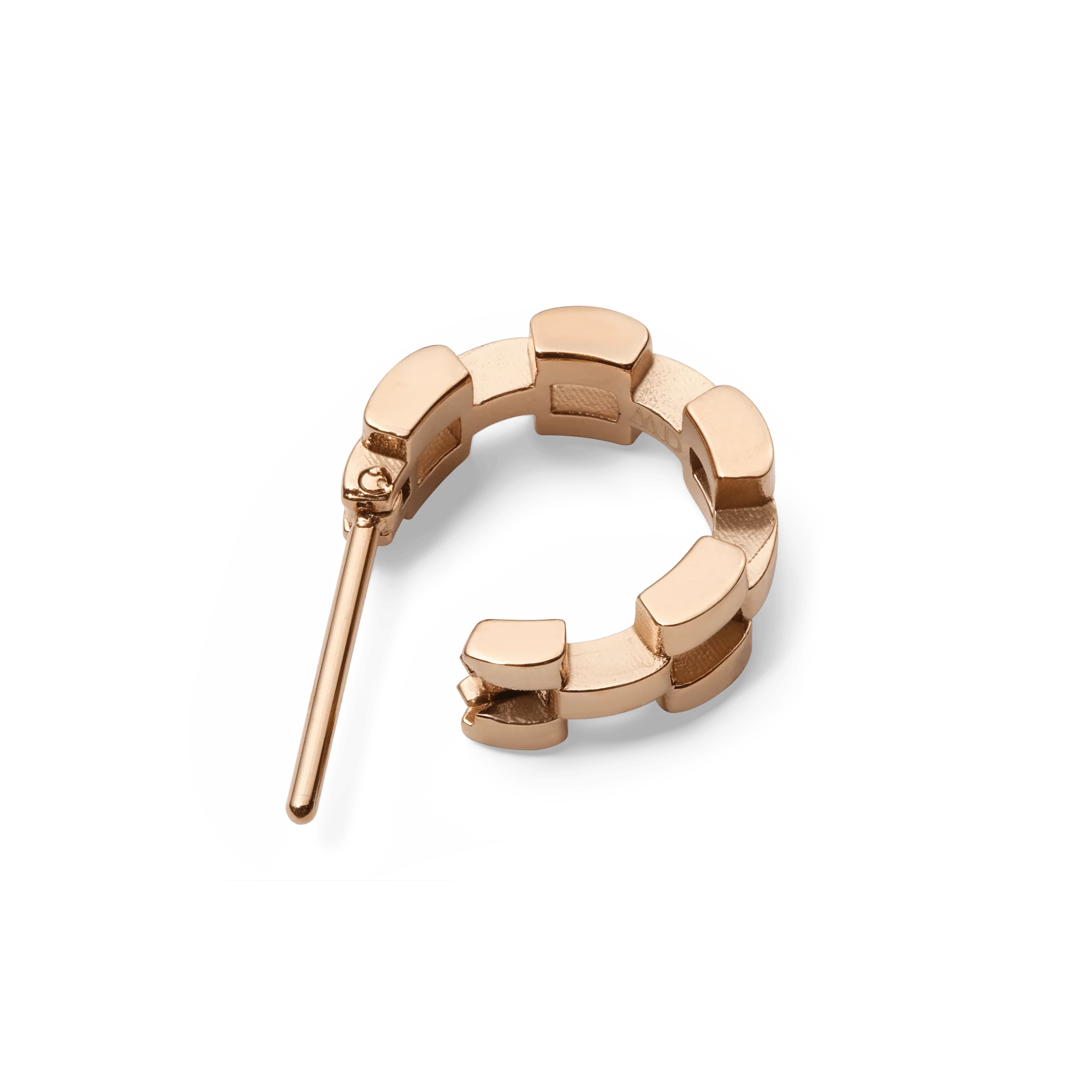 Daniel Wellington 3-Link Earrings Rose Gold - Image 2