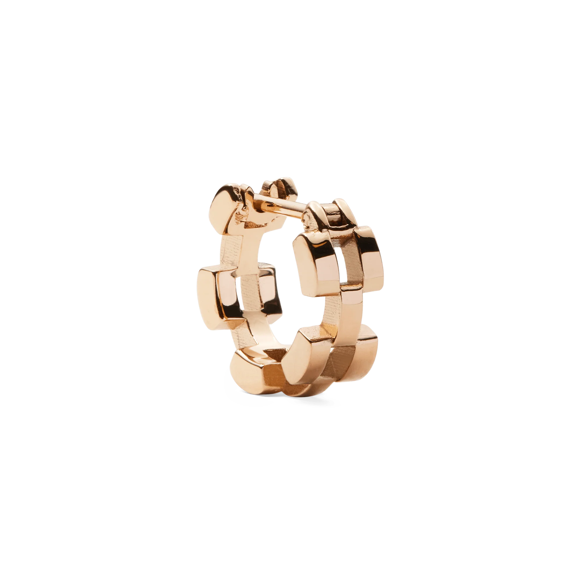 Daniel Wellington 3-Link Earrings Rose Gold - Image 3