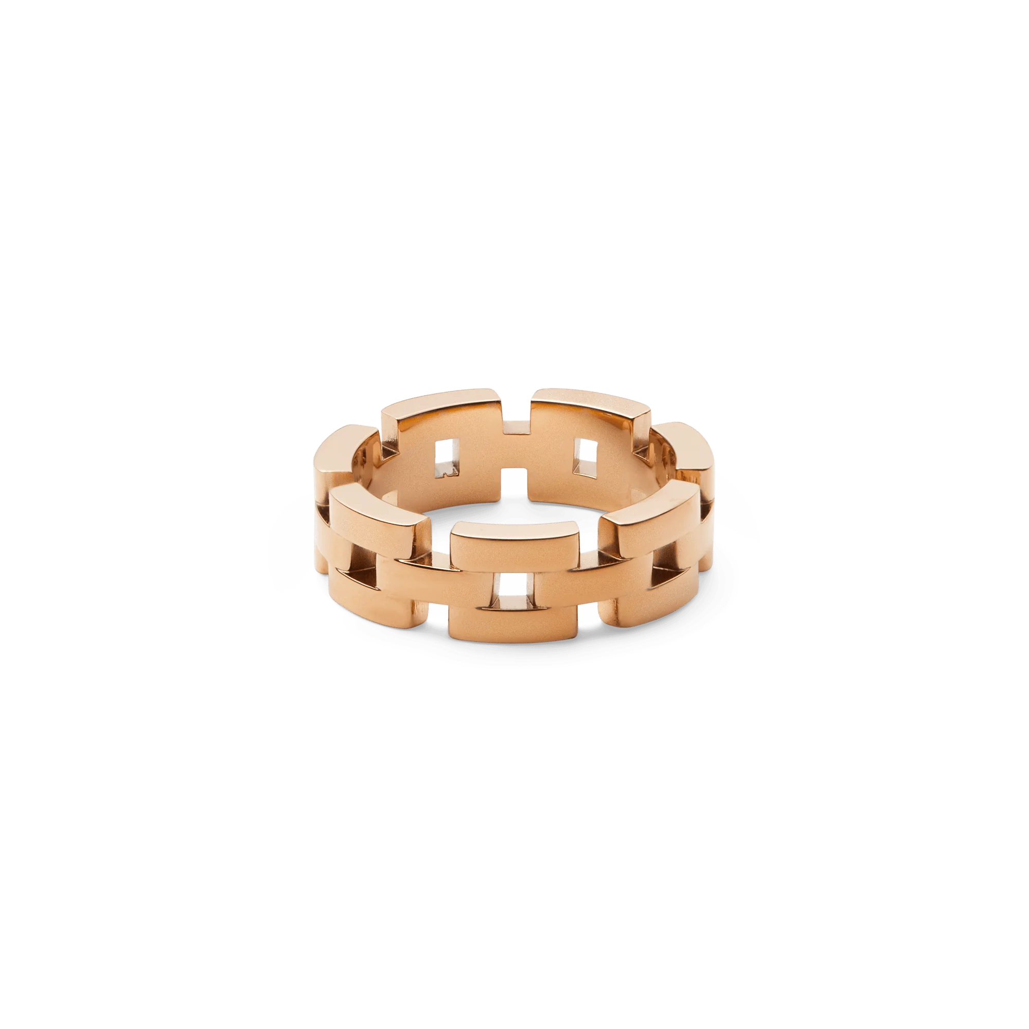 Daniel Wellington 3-Link Ring Rose Gold - Image 2