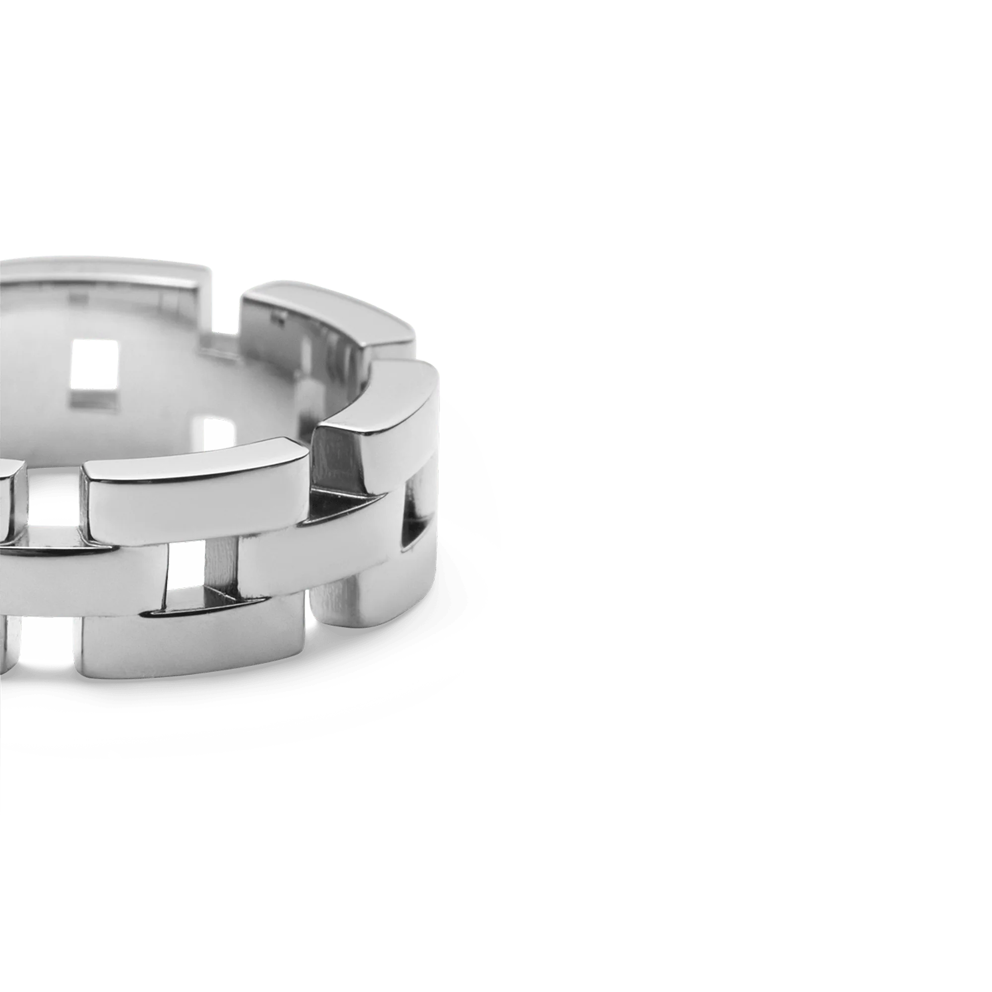 Daniel Wellington 3-Link Ring Silver - Image 3