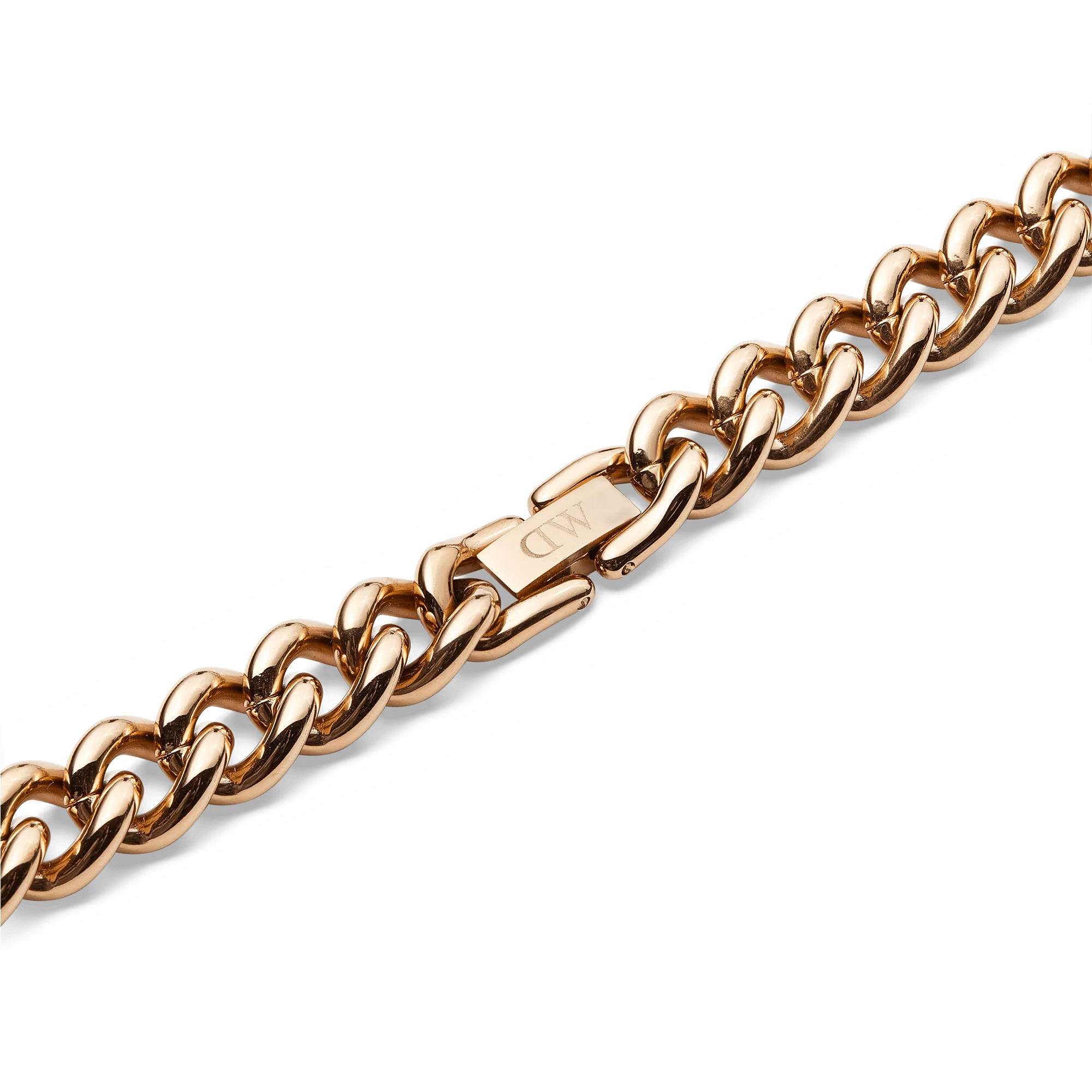 Daniel Wellington Chunky Chain Necklace Rose Gold - Image 2