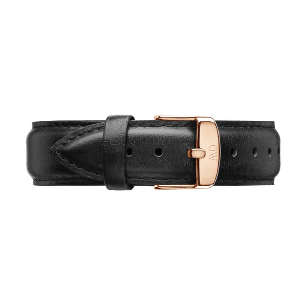 Classic Black Sheffield Rose Gold 40mm Watch - DW00100127 - Image 4