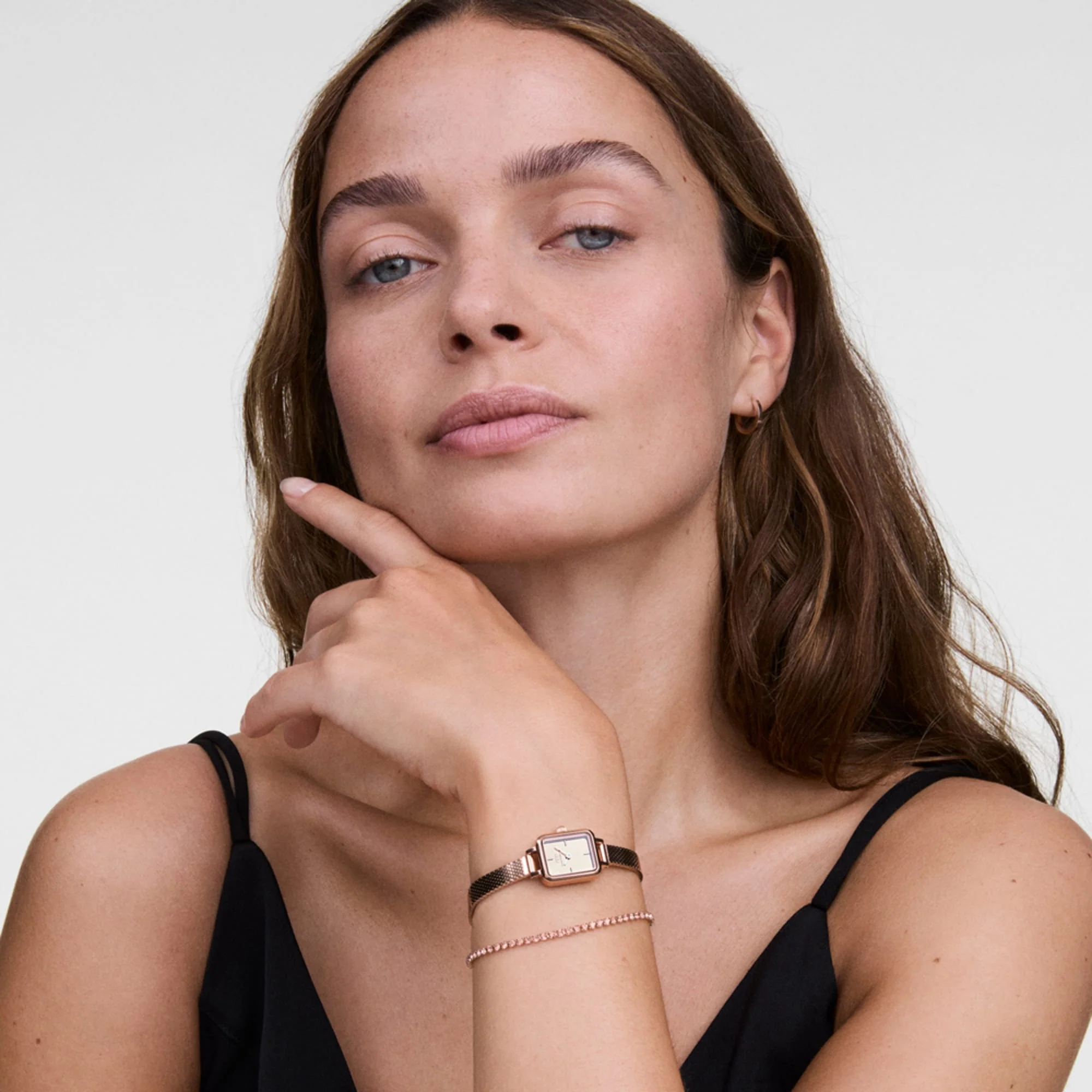 Daniel Wellington Classic Tennis Bracelet Apricot Rose Gold - Image 4
