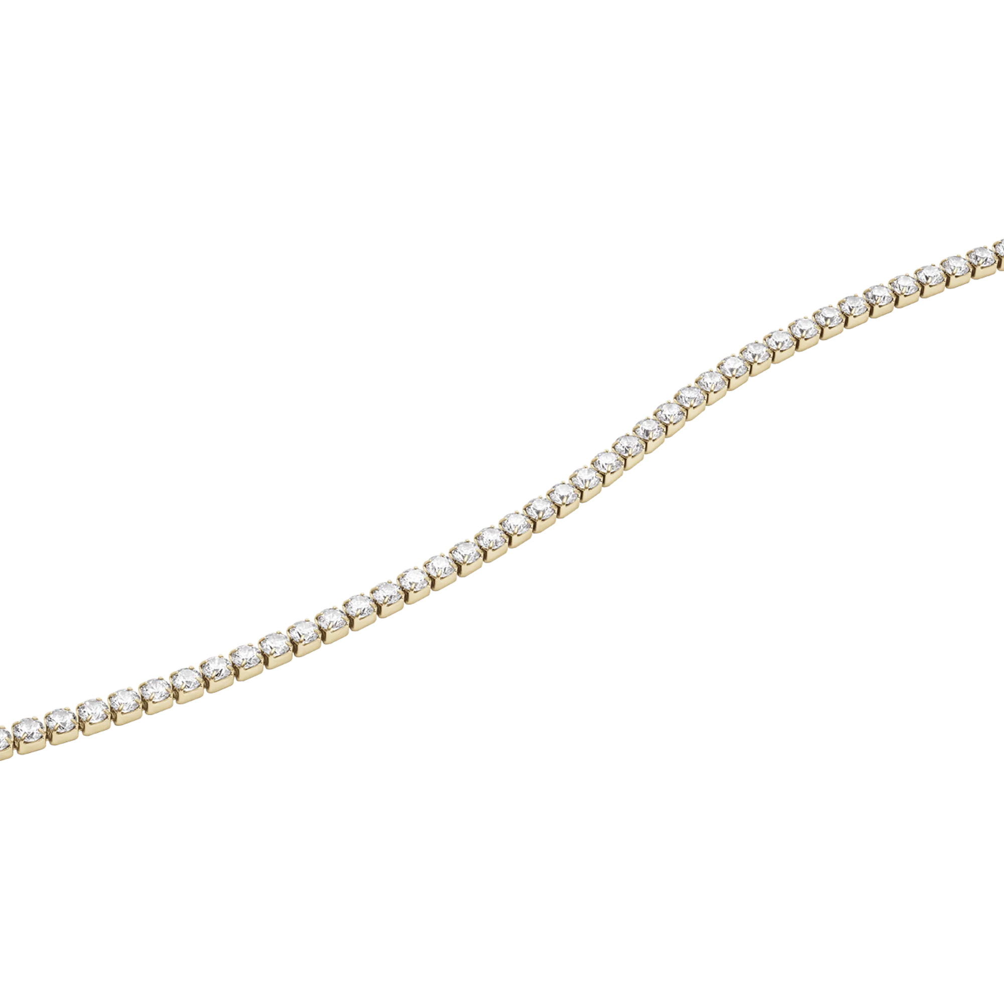 Classic Tennis Bracelet Gold - Image 2