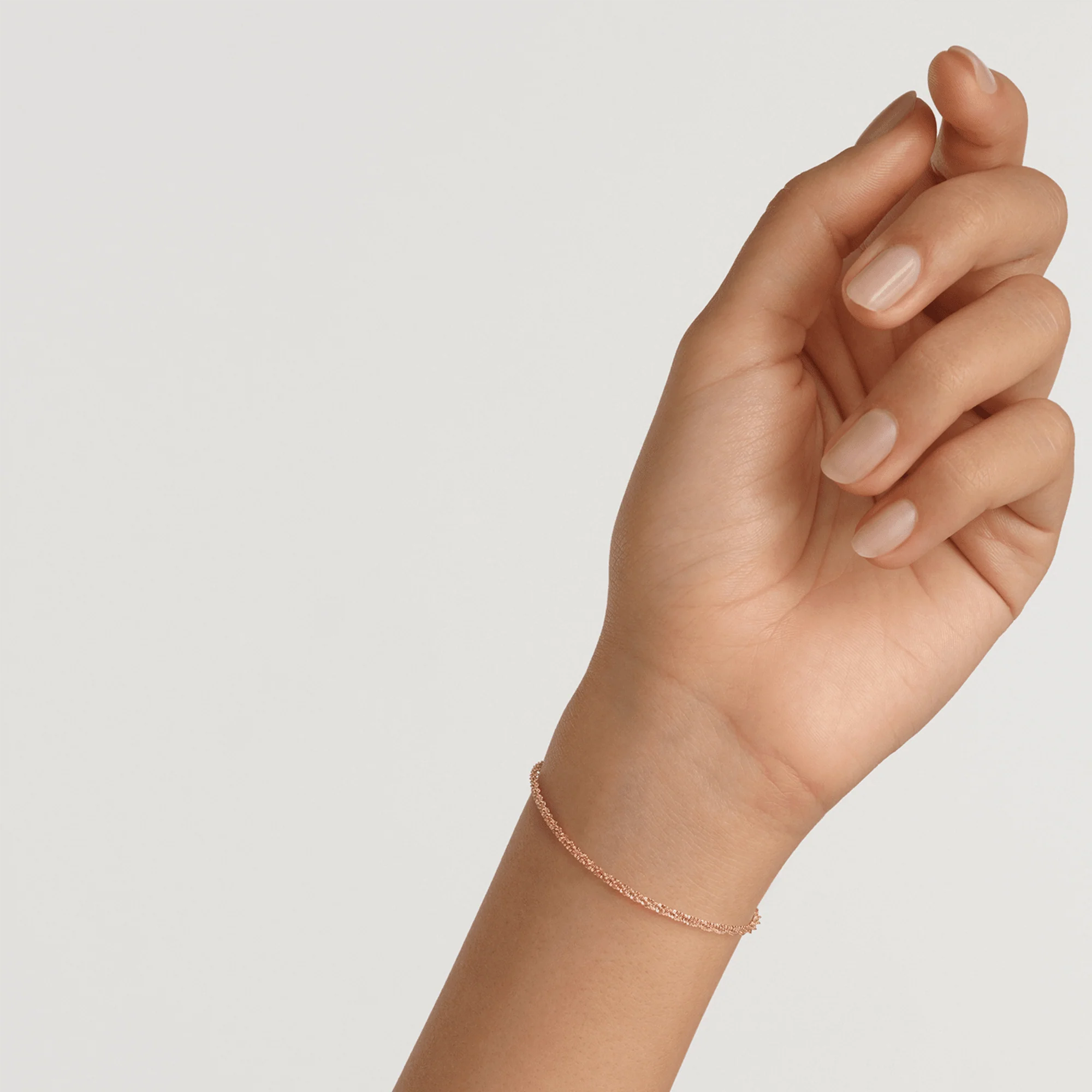 Daniel Wellington Elan Twisted Chain Bracelet Rose Gold - Image 2
