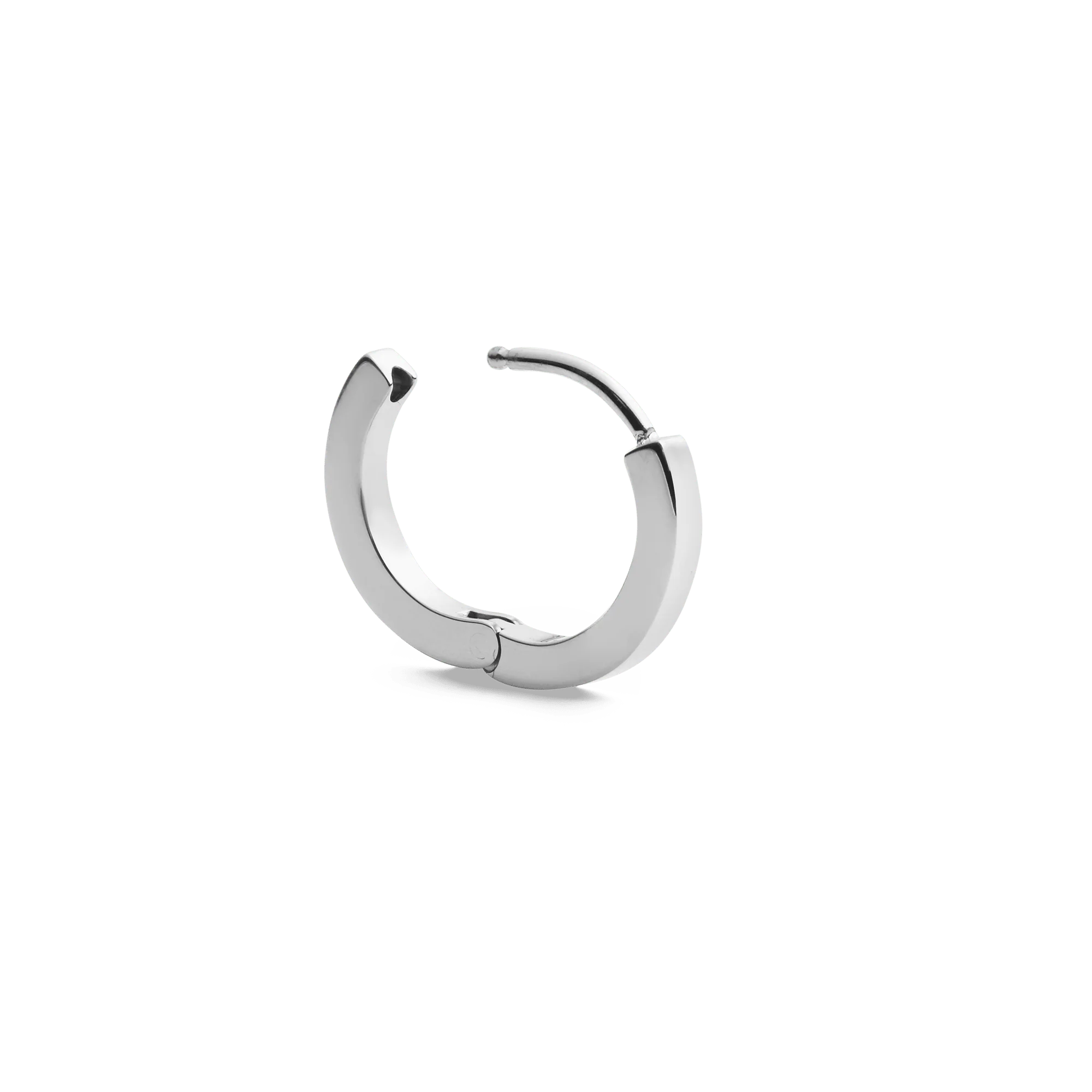 Daniel Wellington Hoop Earring Silver - Image 2