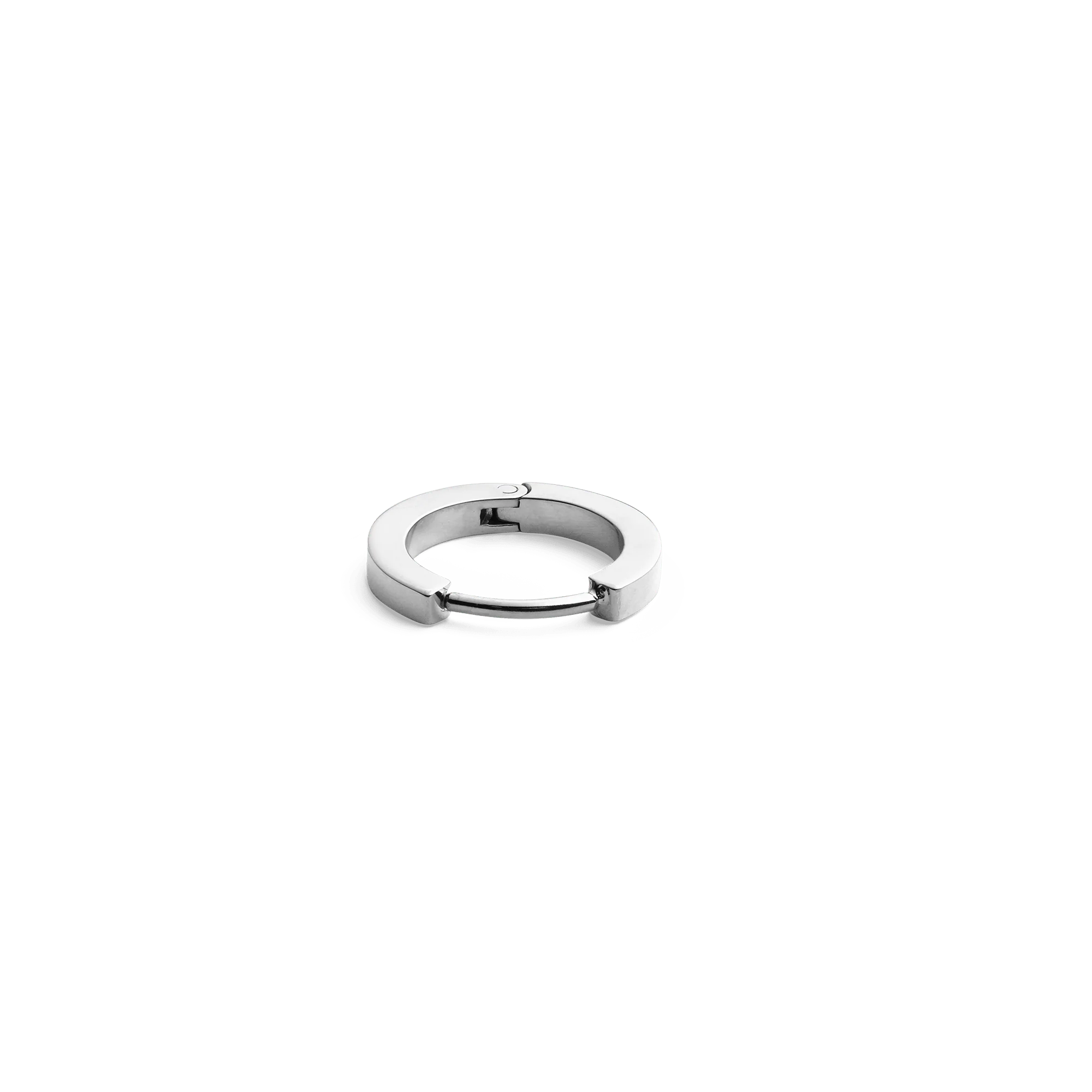 Daniel Wellington Hoop Earring Silver - Image 3