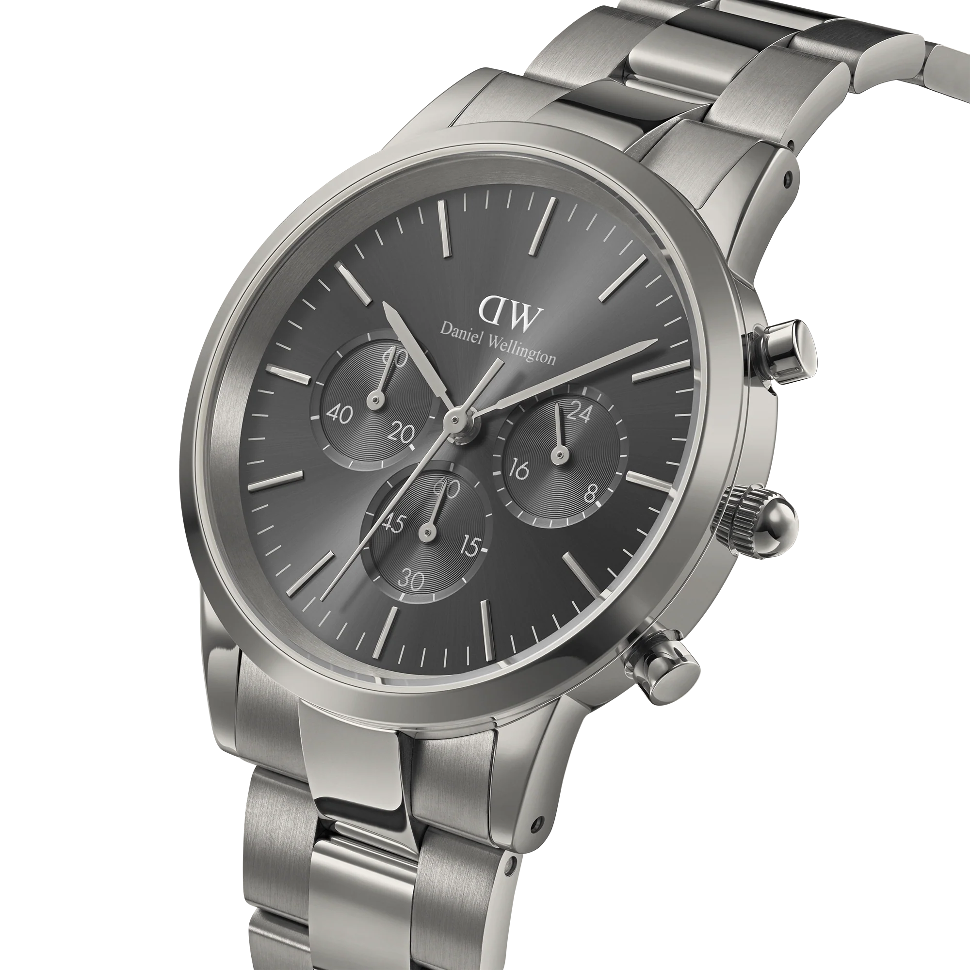 Iconic Chronograph 42mm Link Anthracite-Grey Watch - Image 2