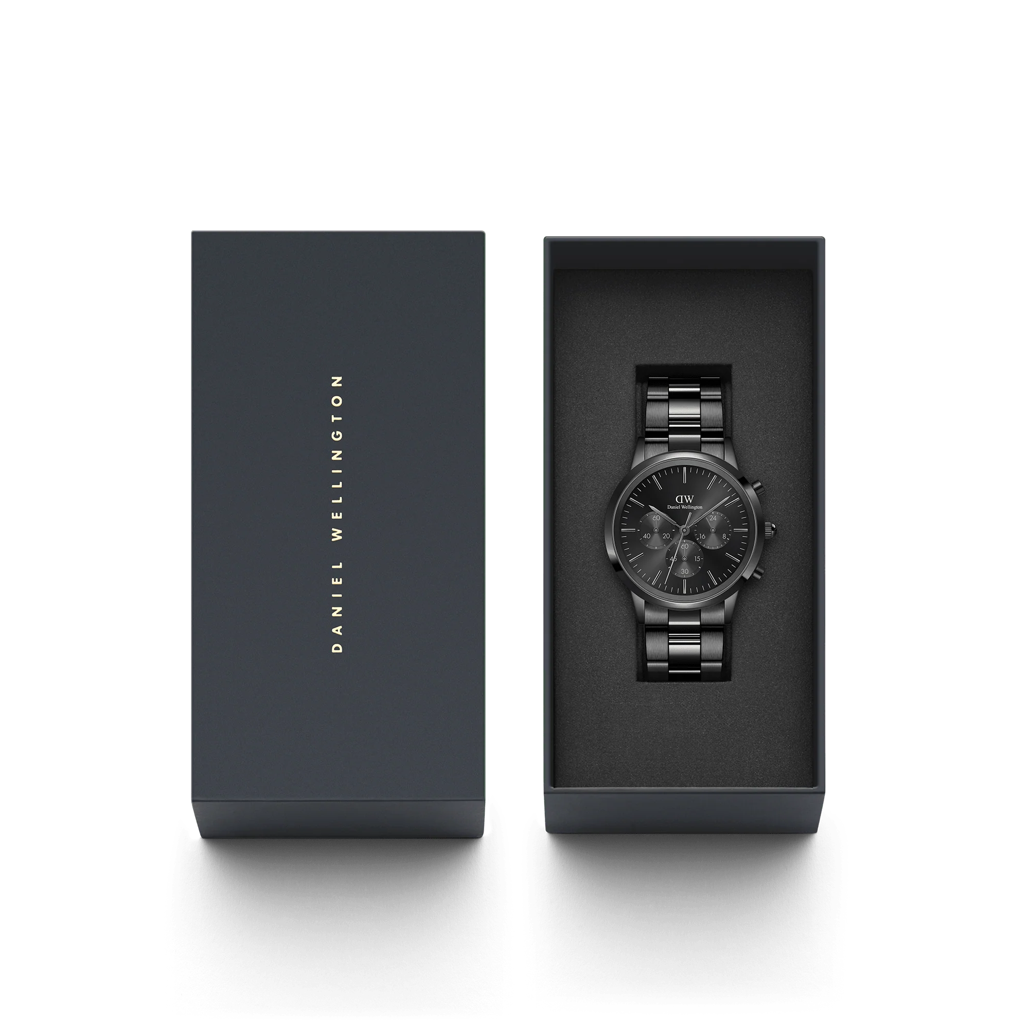 Iconic Chronograph 42mm Link Black Watch - Image 4