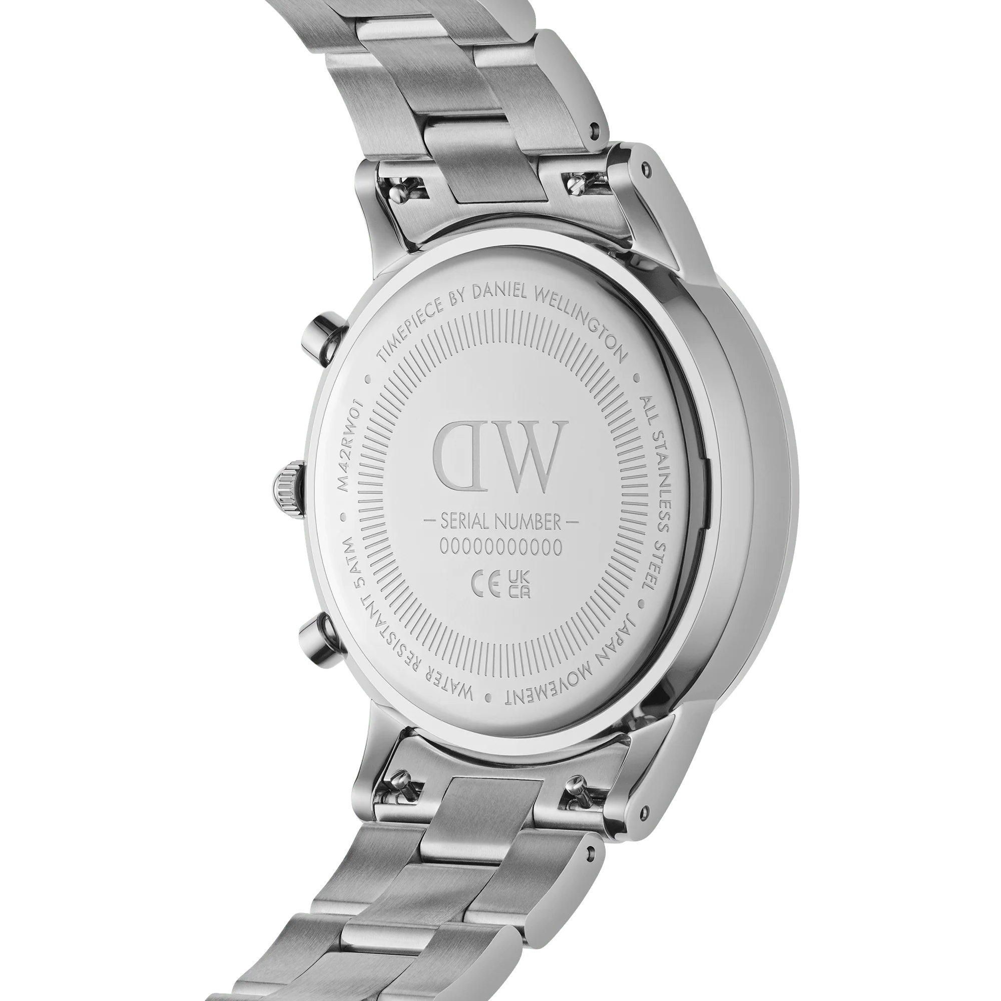 Iconic Chronograph 42mm Link Silver Black Watch - Image 3