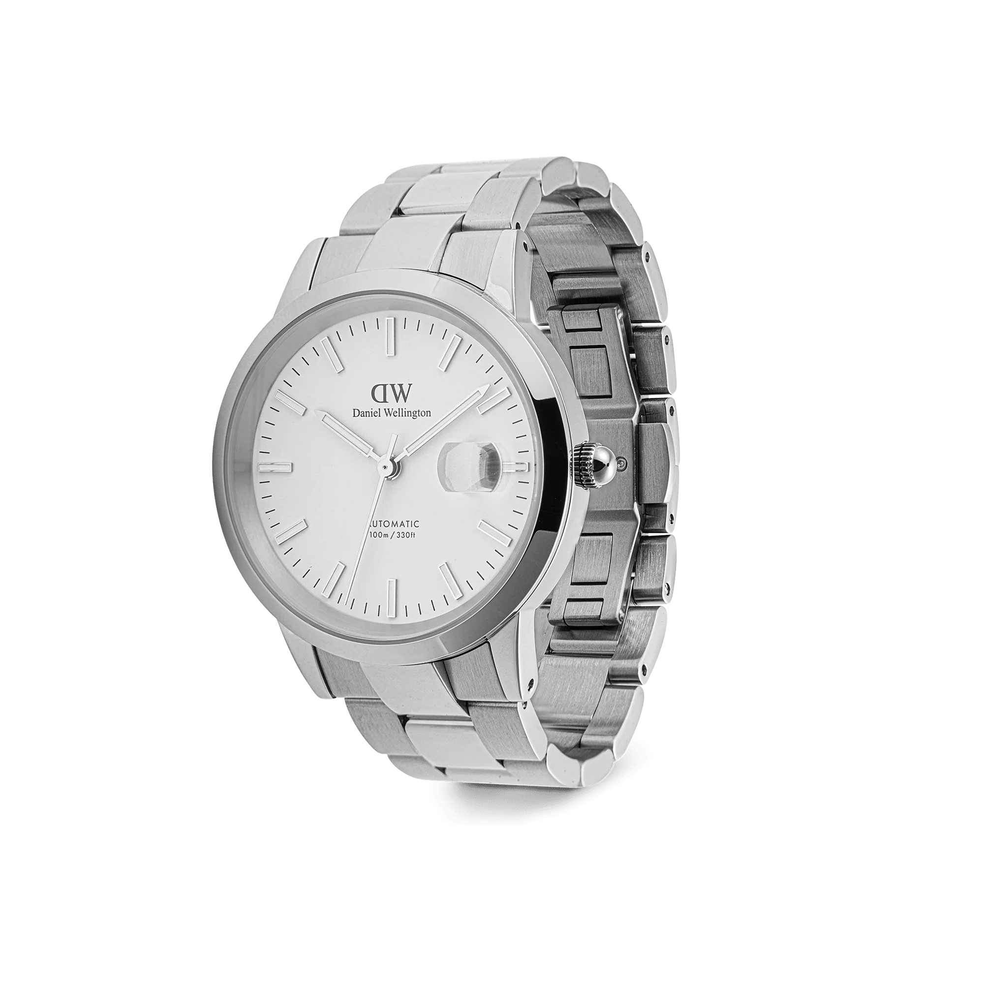 Daniel Wellington Iconic Link Automatic Silver Watch - Image 3