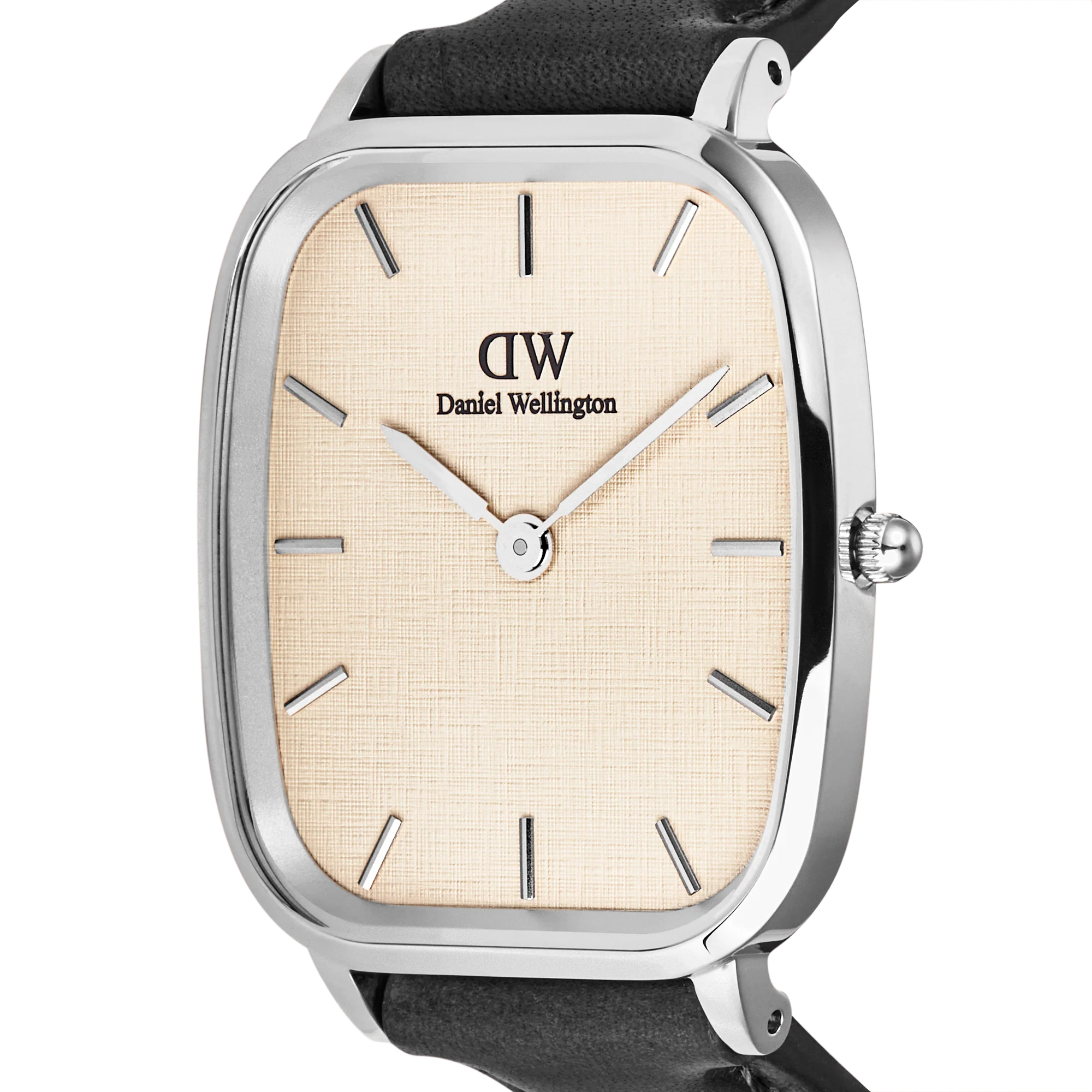 Daniel Wellington Marlon Sheffield Linen Silver Watch - Image 3