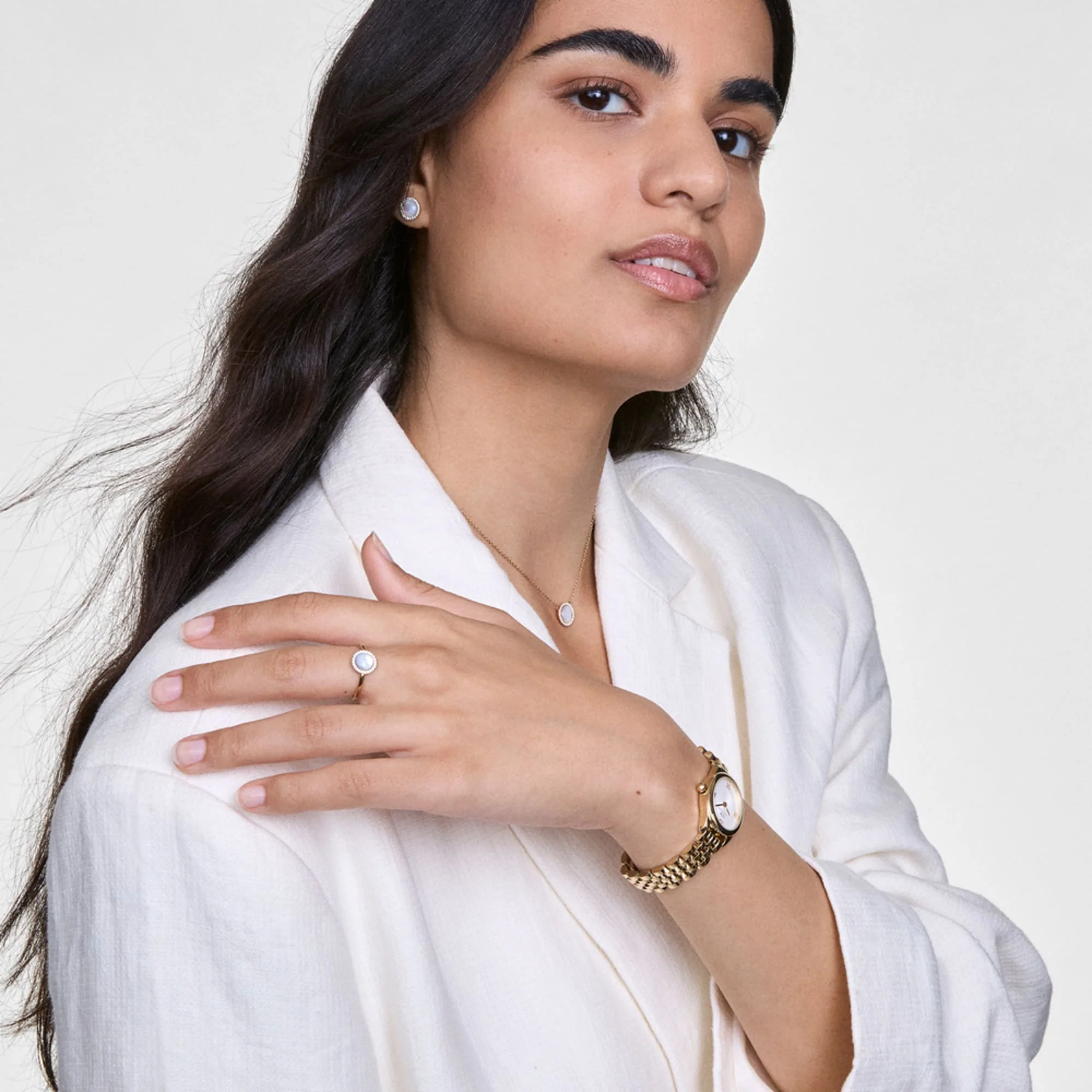 Daniel Wellington Ophelia Mini Gold Watch - Image 5