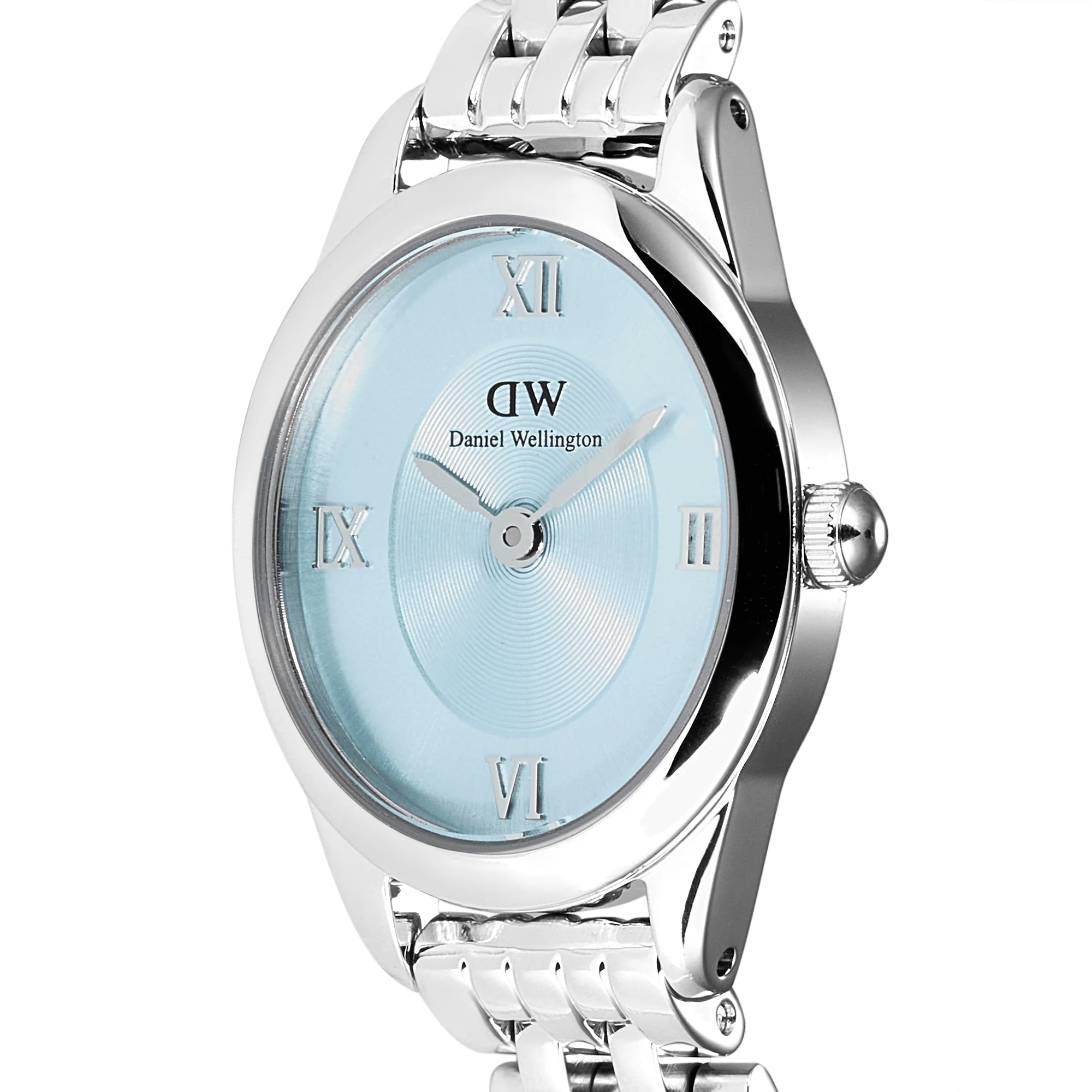 Daniel Wellington Ophelia Mini Ice Blue Silver Watch - Image 3