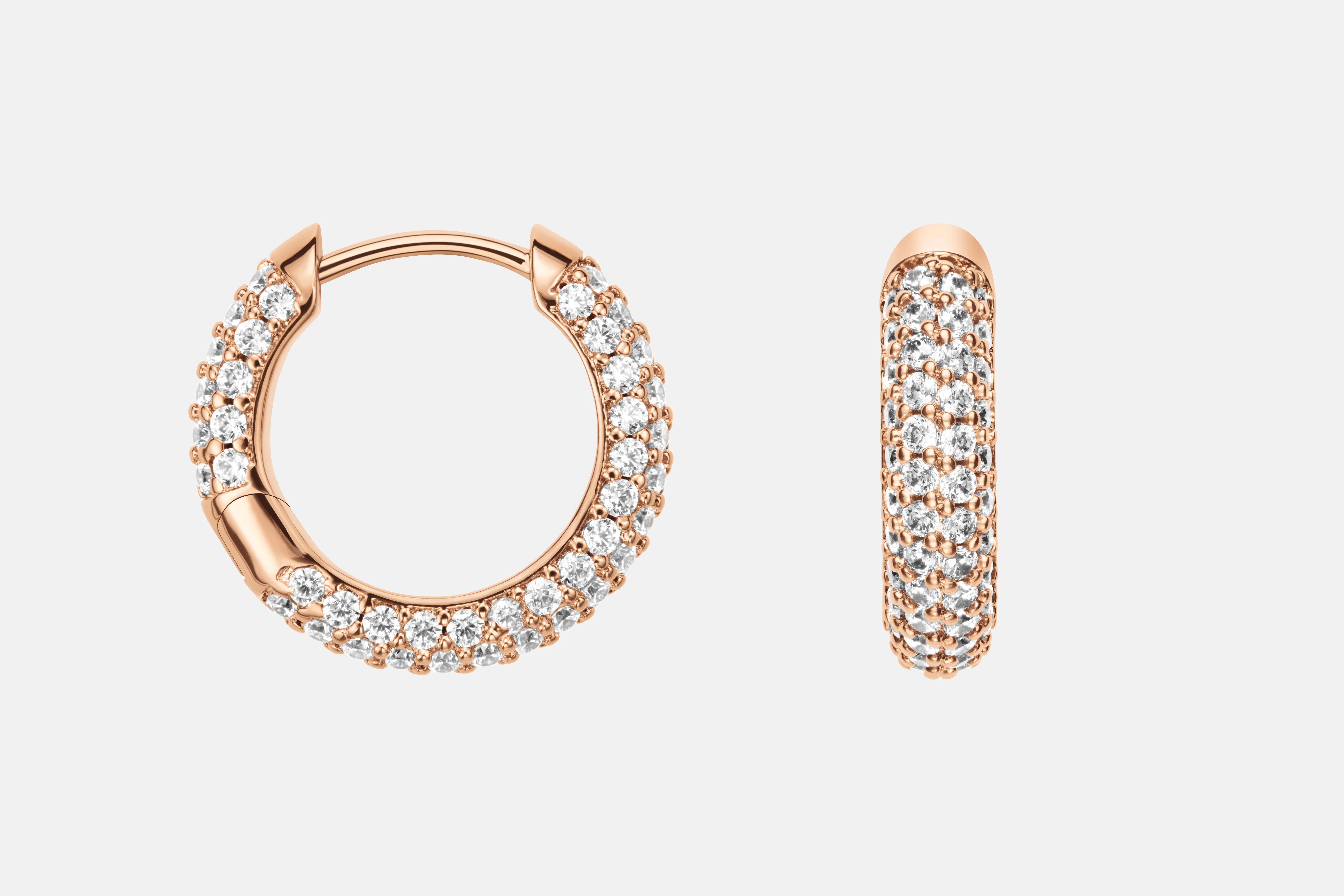 Daniel Wellington PavÃ© Earrings RG - Image 3