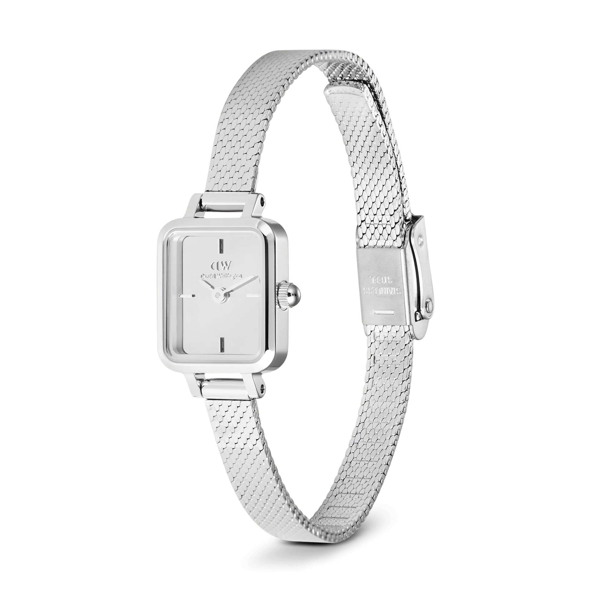 Daniel Wellington Quadro Mini Reflection Silver Watch