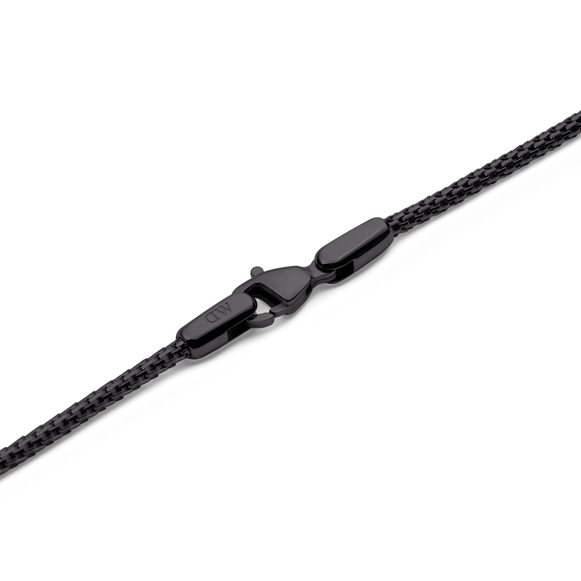 Daniel Wellington Tide Mesh Necklace Black 1.8 - Image 2