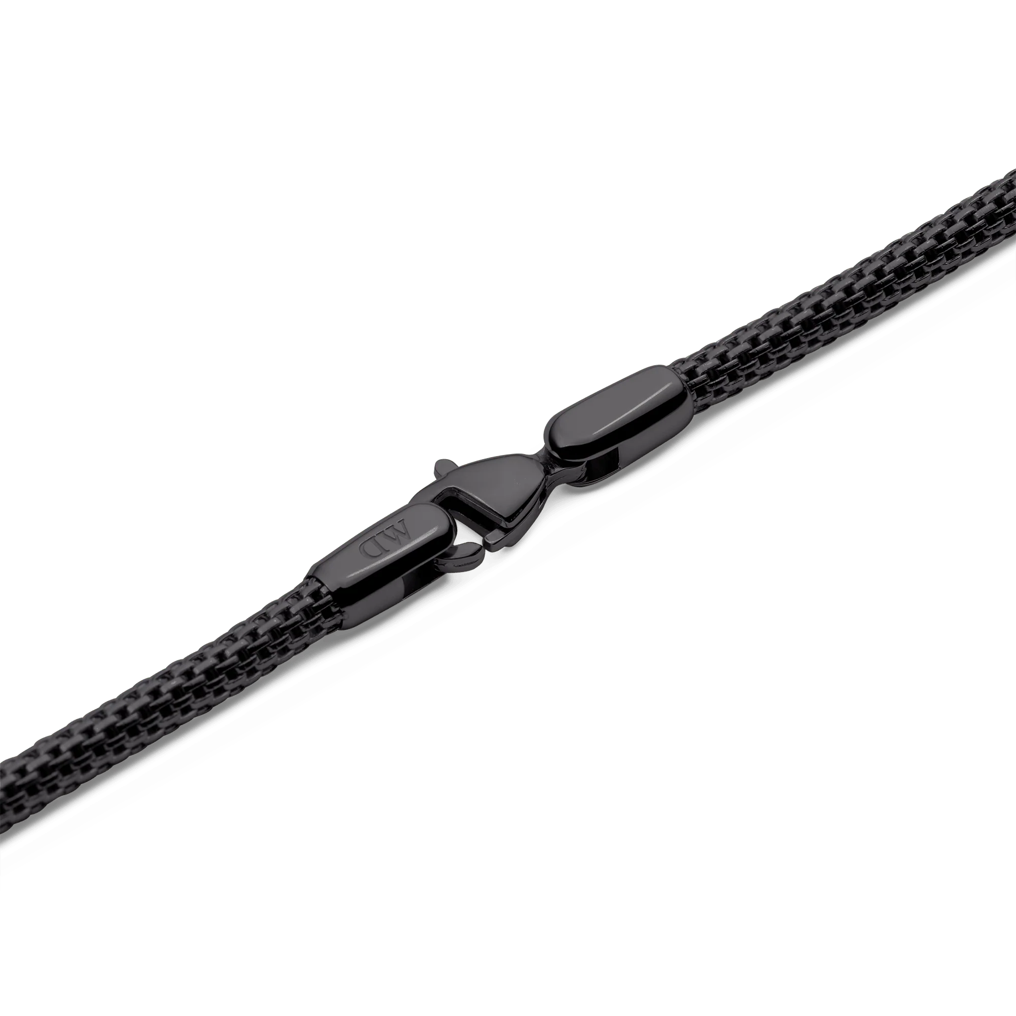 Daniel Wellington Tide Mesh Necklace Black 2.8 - Image 2