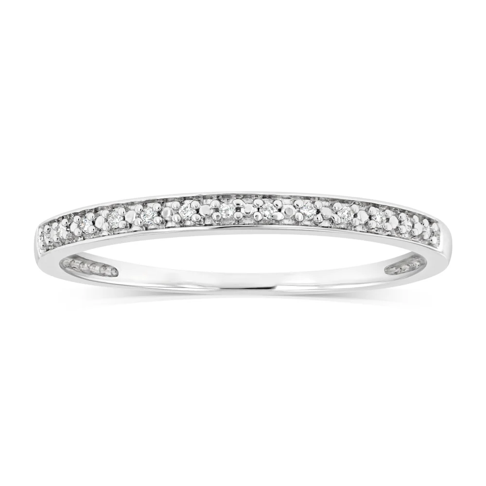 Diamond Eternity Ring in 10ct White Gold