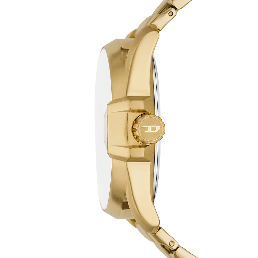 Diesel DZ2163SET MS9 Gold Tone Mens Watch with Necklace - Image 9