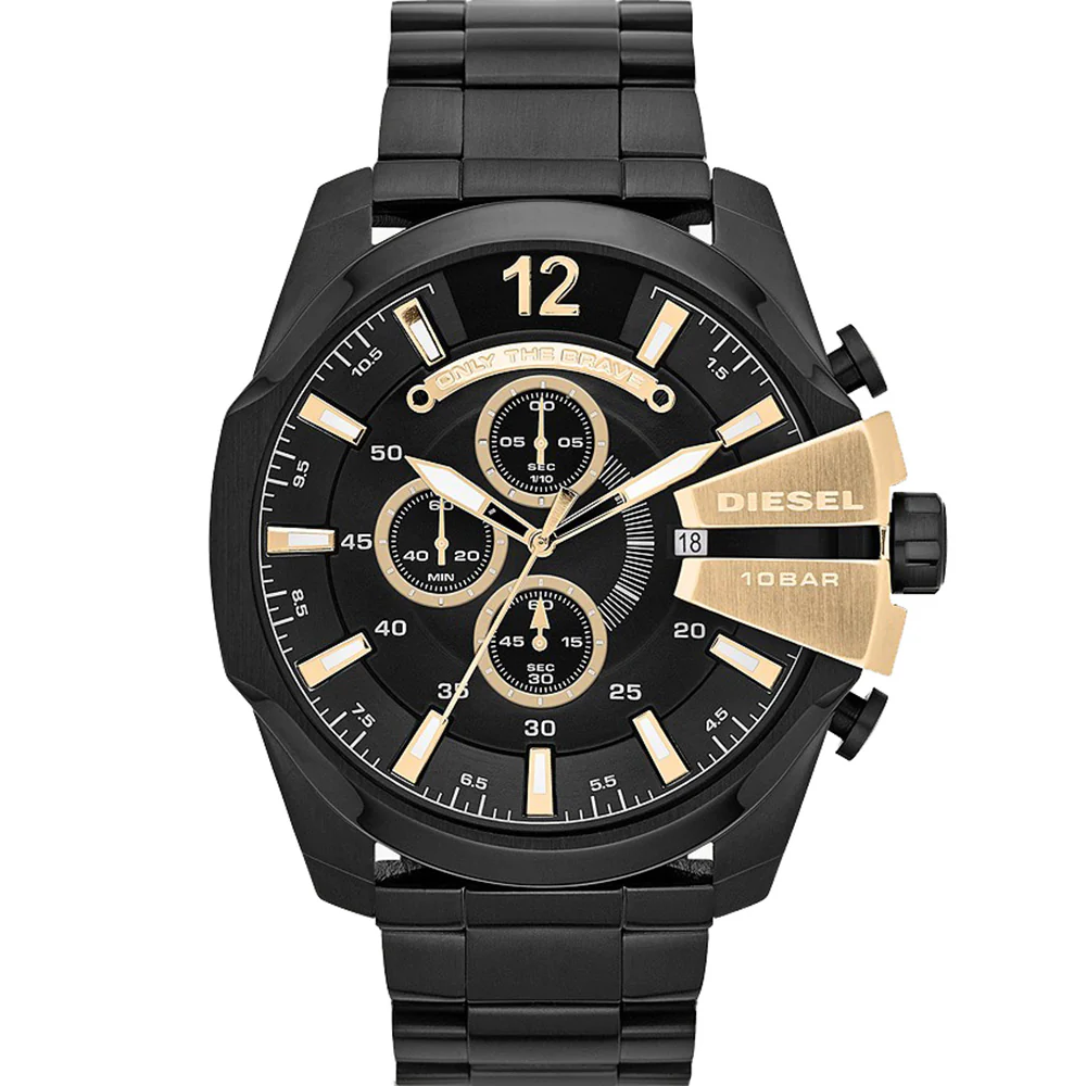 Diesel Mega Chief DZ4338 Chronograph Black Mens Watch - Image 2