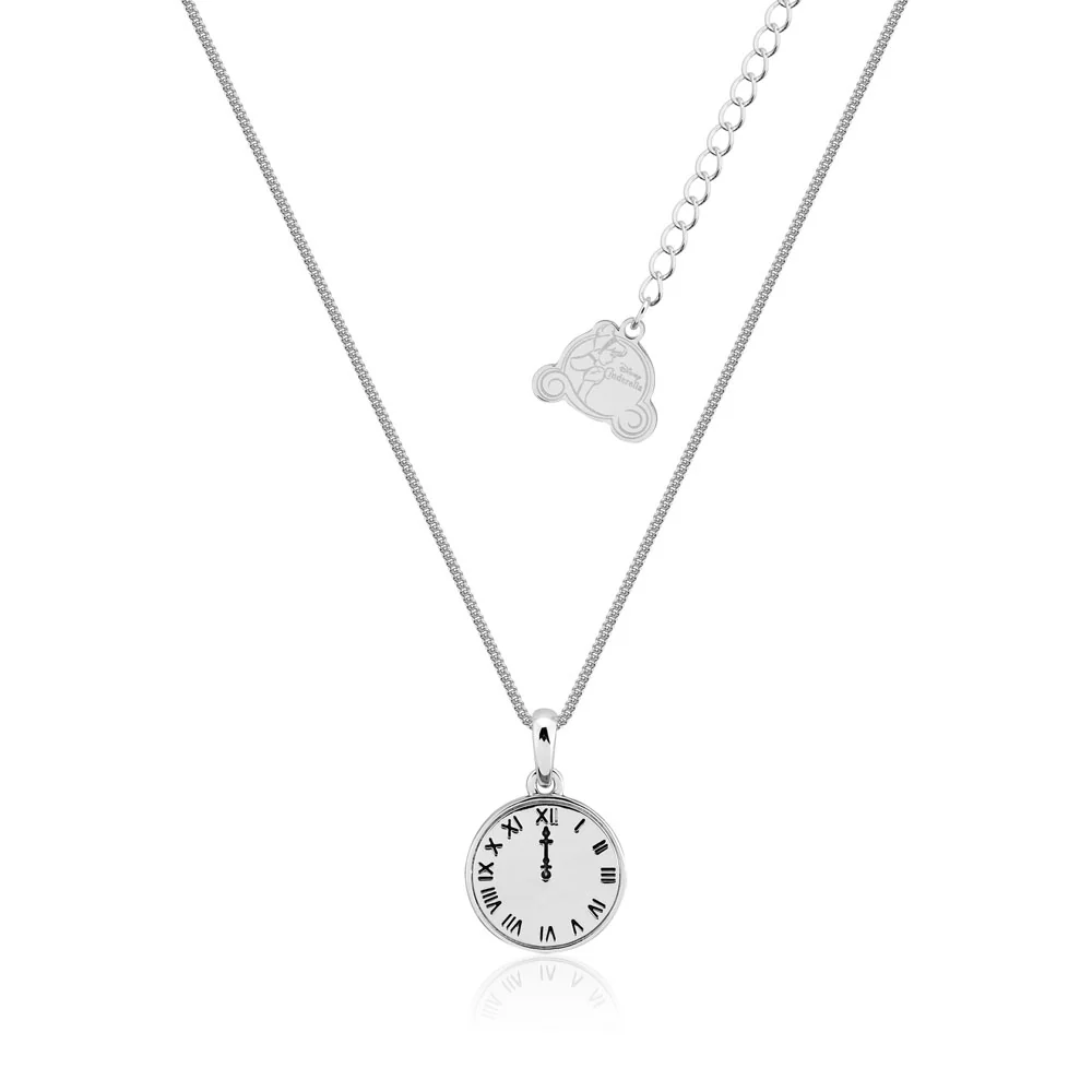 Disney Princess Cinderella White GP Midnight Dreaming Reversible Pendant On Chain - Image 2