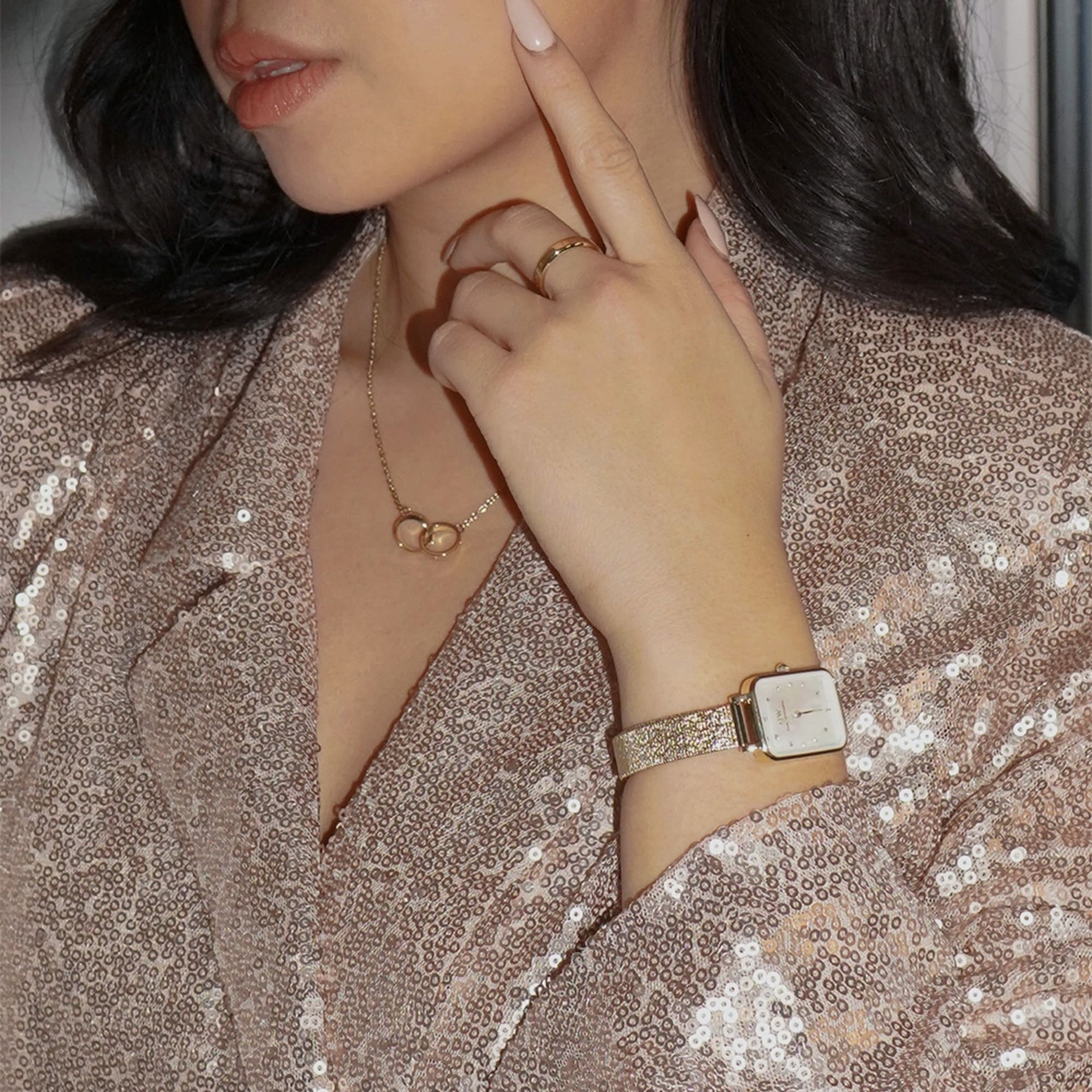 Daniel Wellington Elan Unity Necklace Gold - Image 5