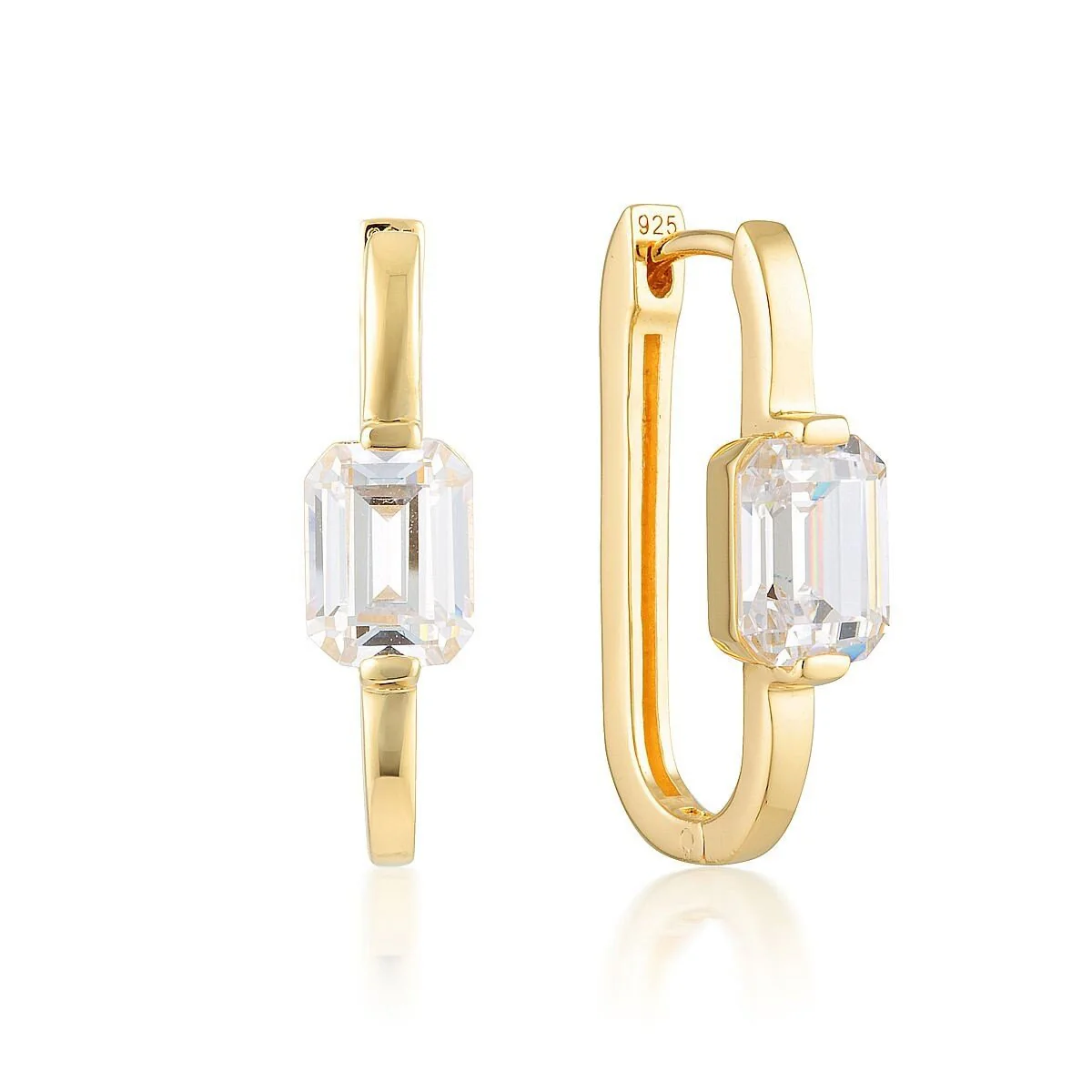 Emilio Gold Hoop Earrings - IE843G