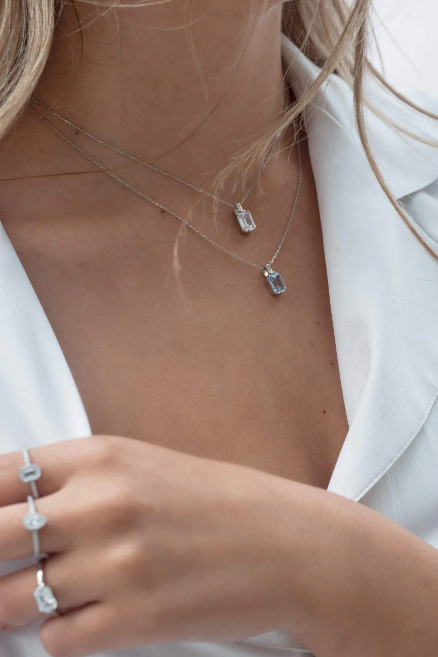 Emilio Silver Pendant - IP748W - Image 2